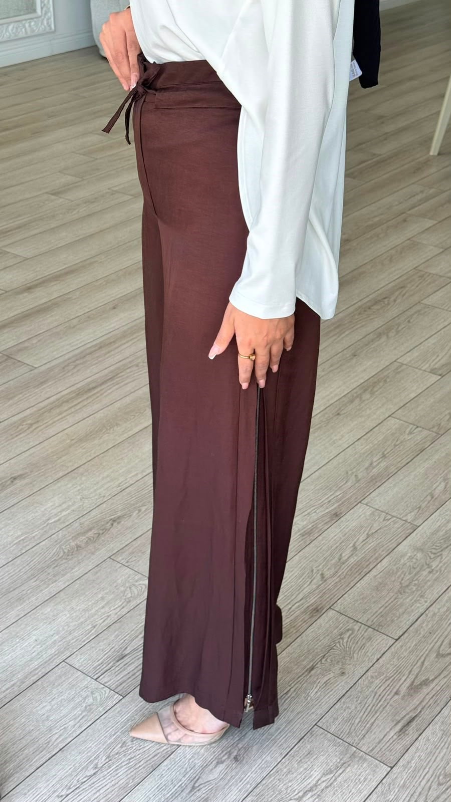 Misswhence Fermuar Detaylı Pantolon 39114