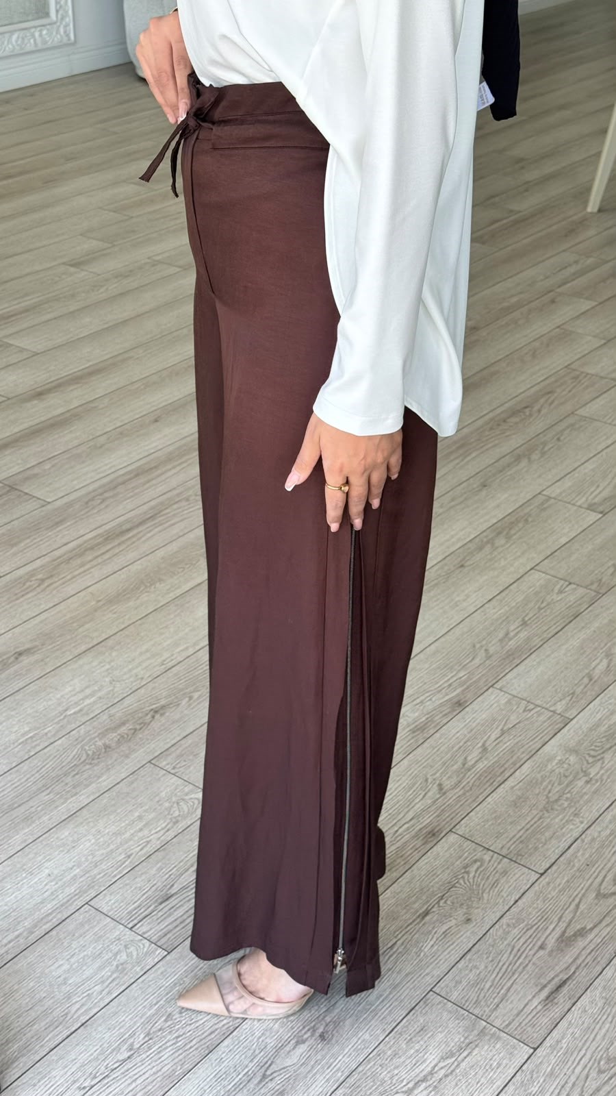 Misswhence Fermuar Detaylı Pantolon 39114