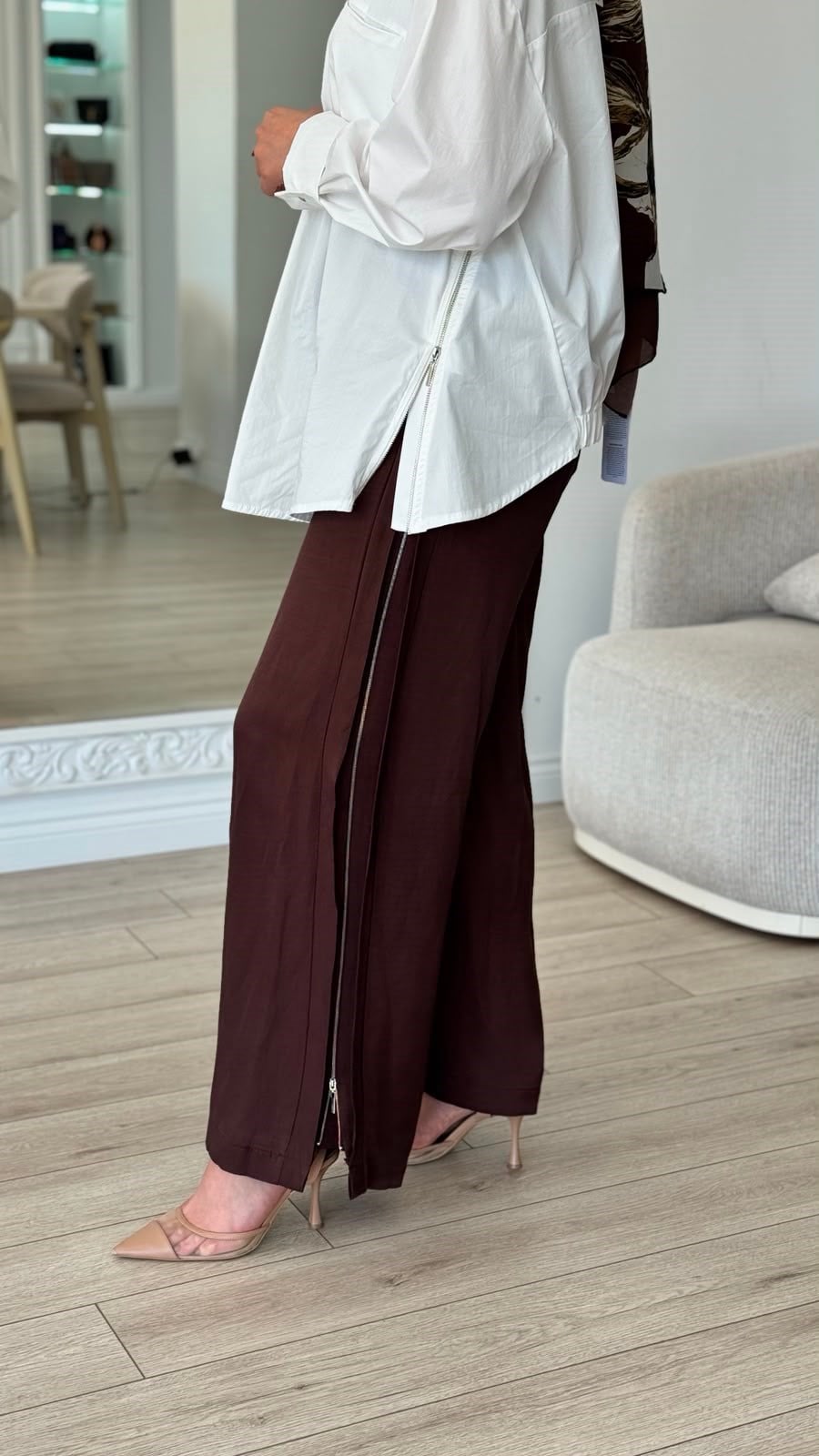 Misswhence Fermuar Detaylı Pantolon 39114