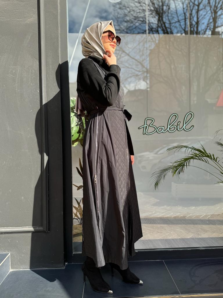 Misswhence Fermuar Plise Detaylı Elbise Siyah 34800