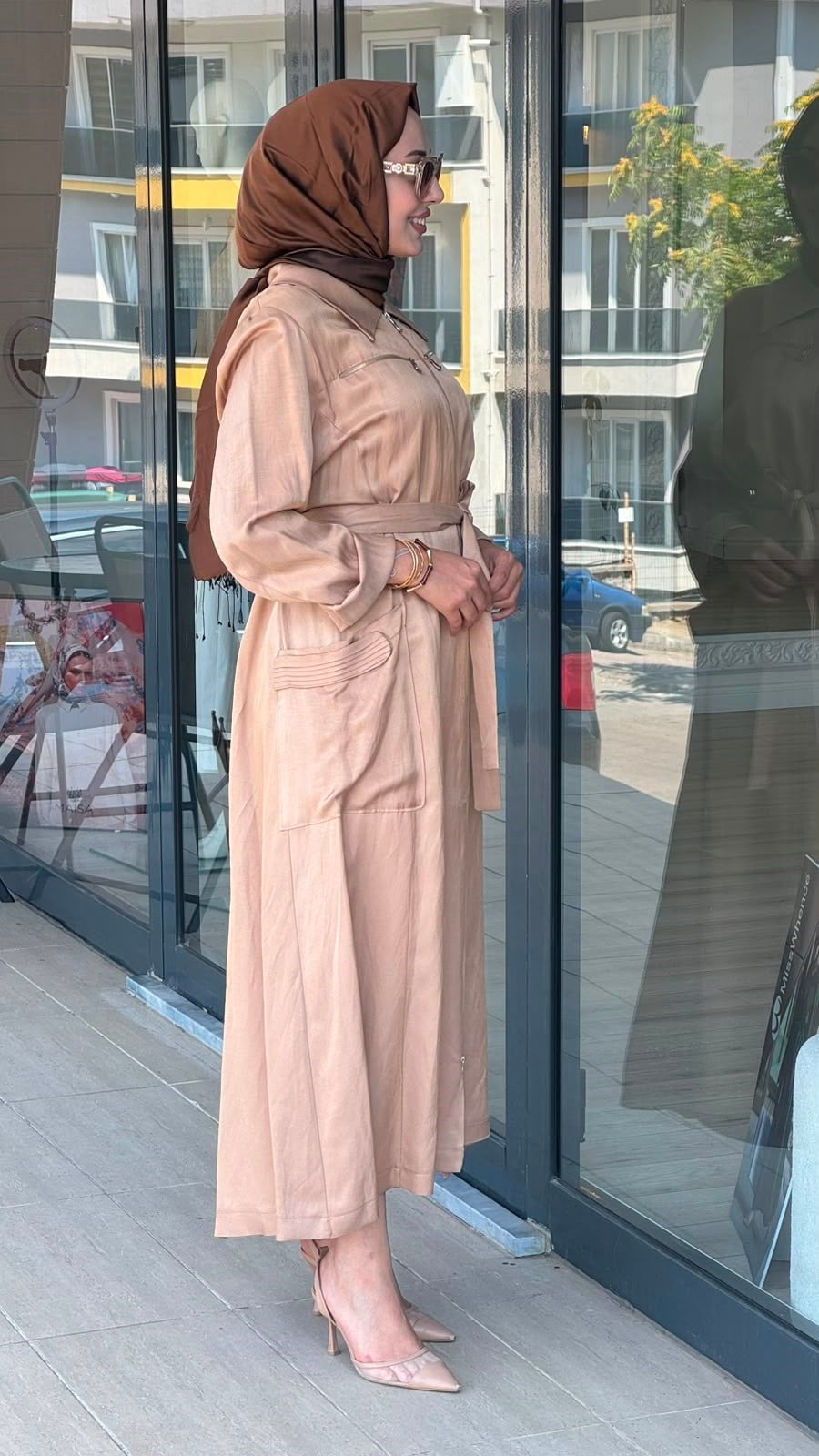 Misswhence Fermuarlı Pardesü Camel 37515