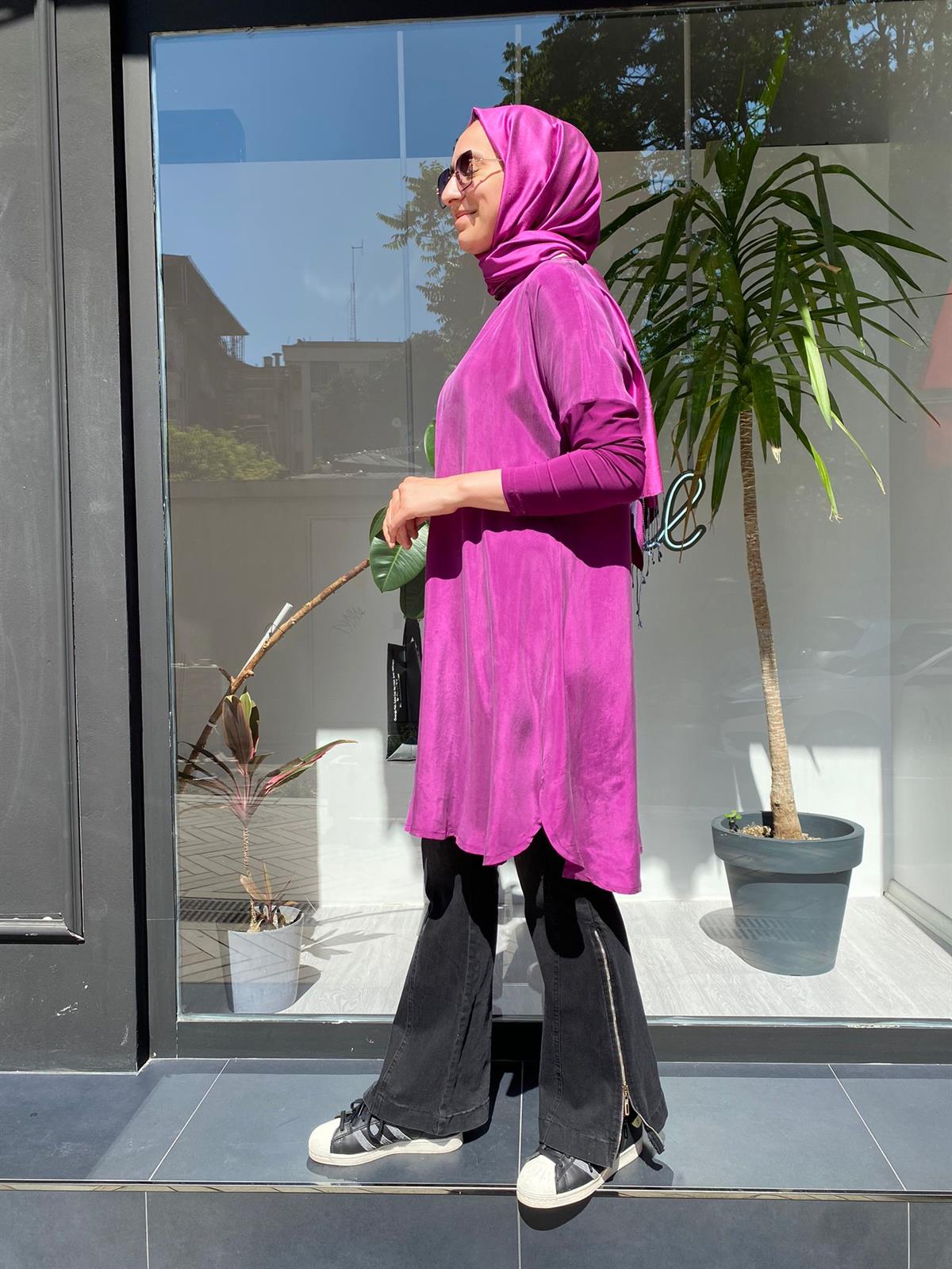 Misswhence Fuşya Tunik 33012