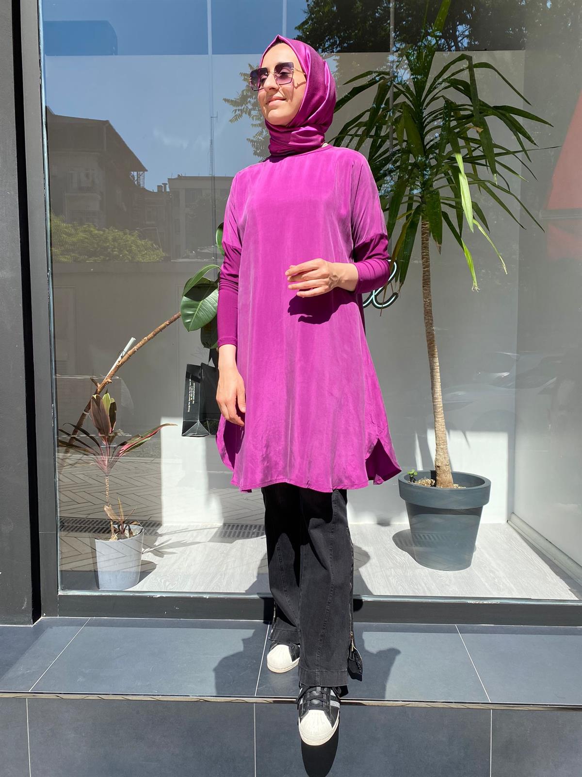 Misswhence Fuşya Tunik 33012