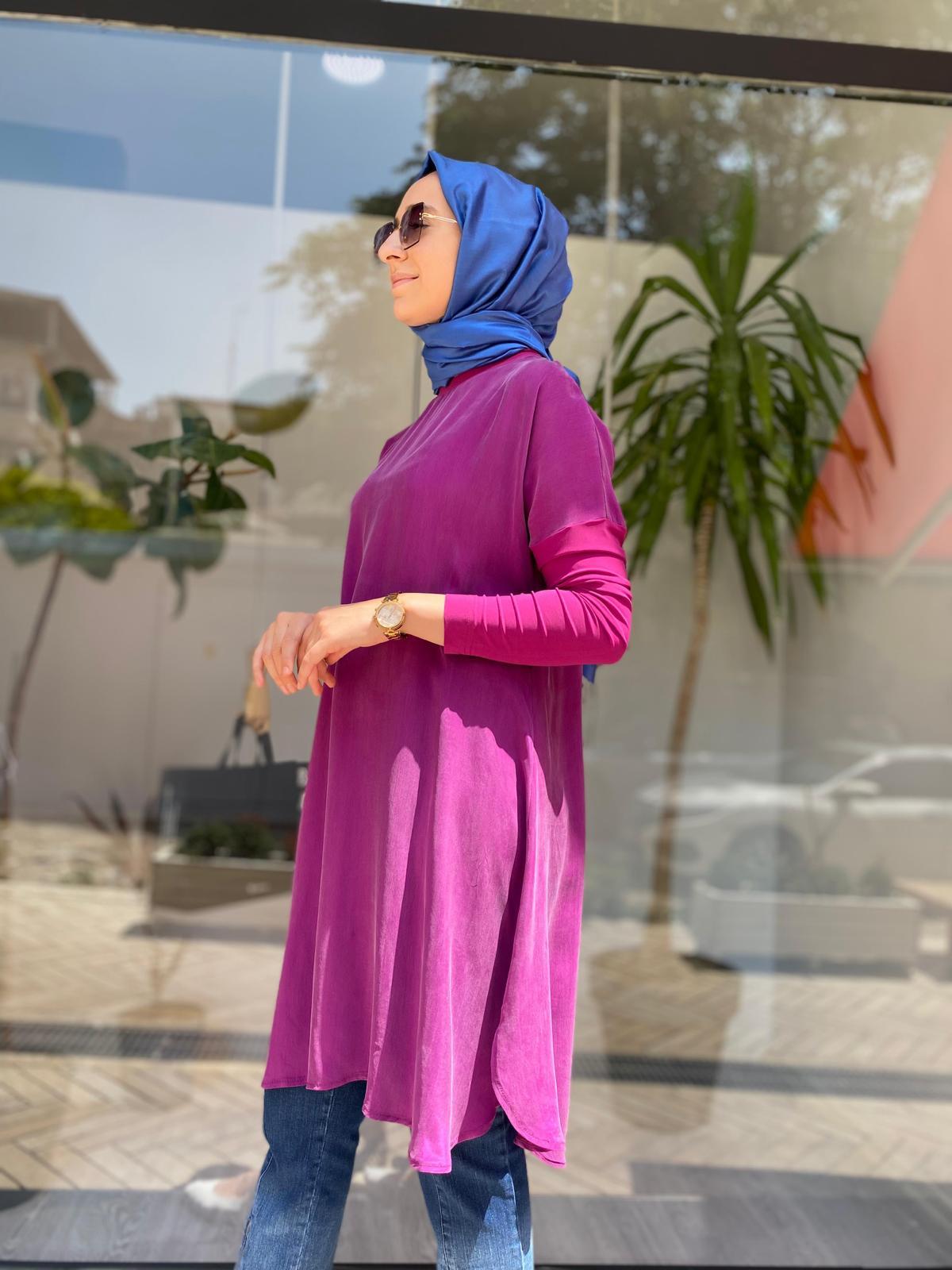 Misswhence Fuşya Tunik 33012