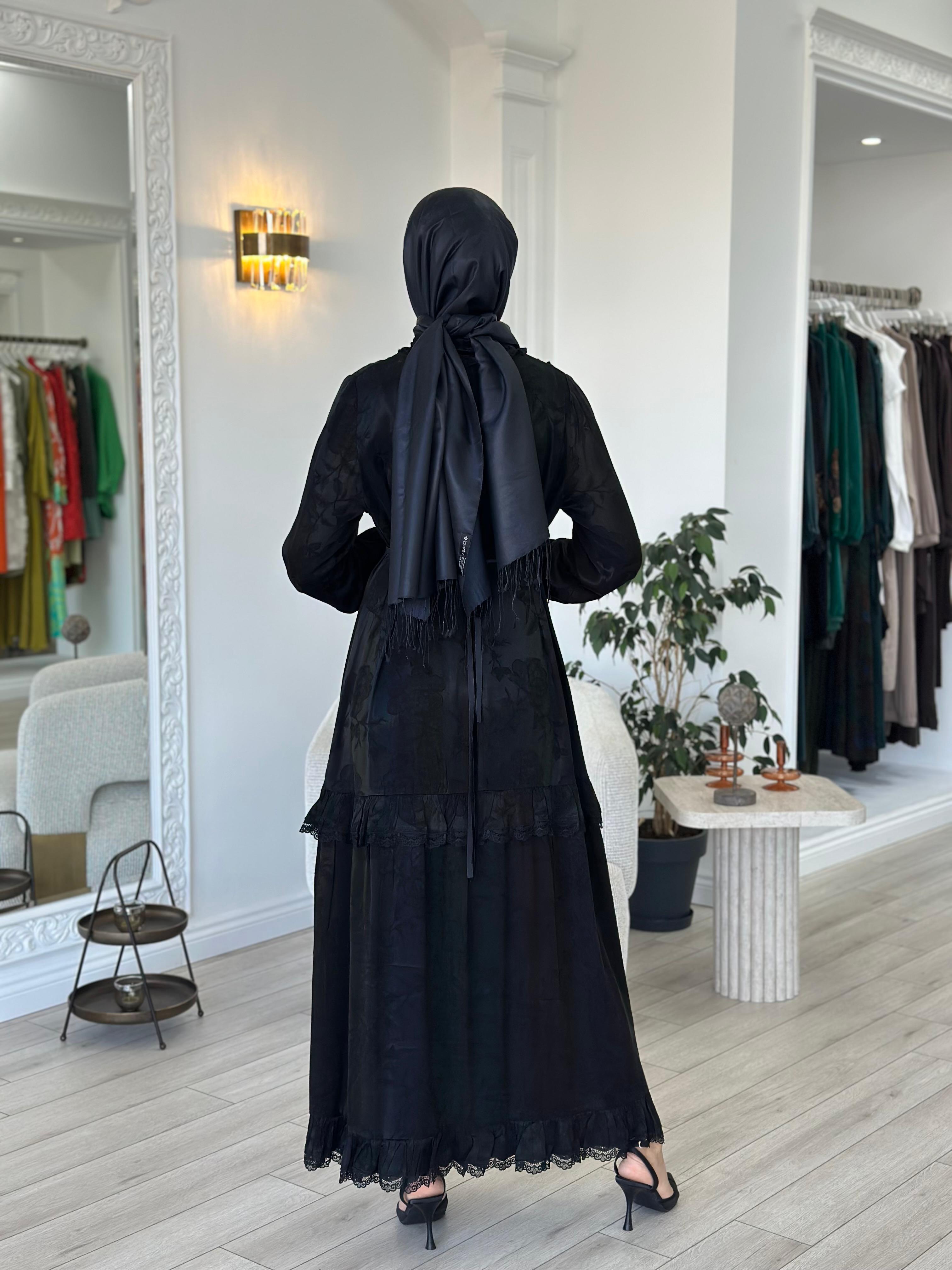 Misswhence Gökkuşağı Jakar Elbise 38805