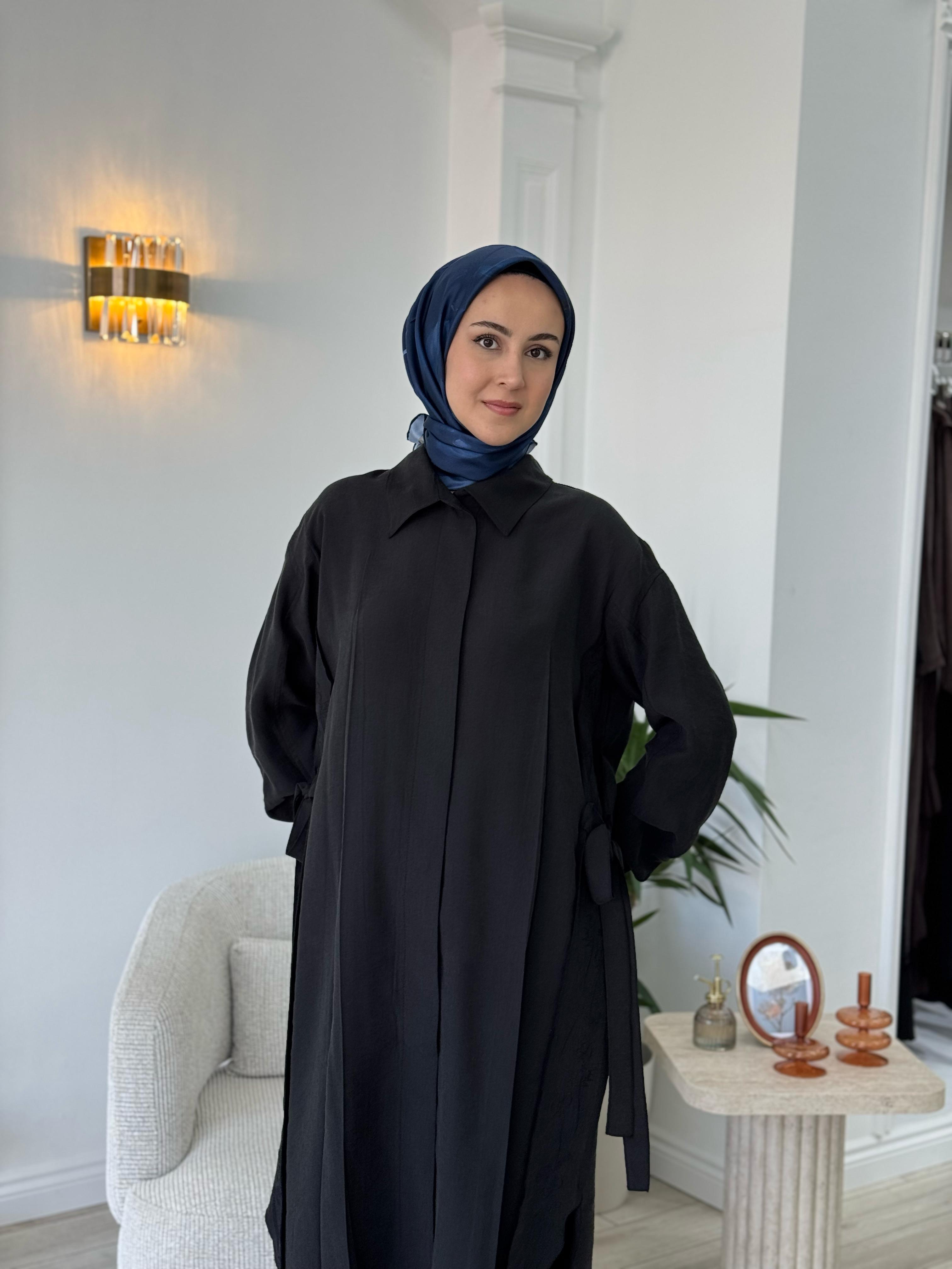Misswhence Gömlek Pantolon Takım Siyah  37301