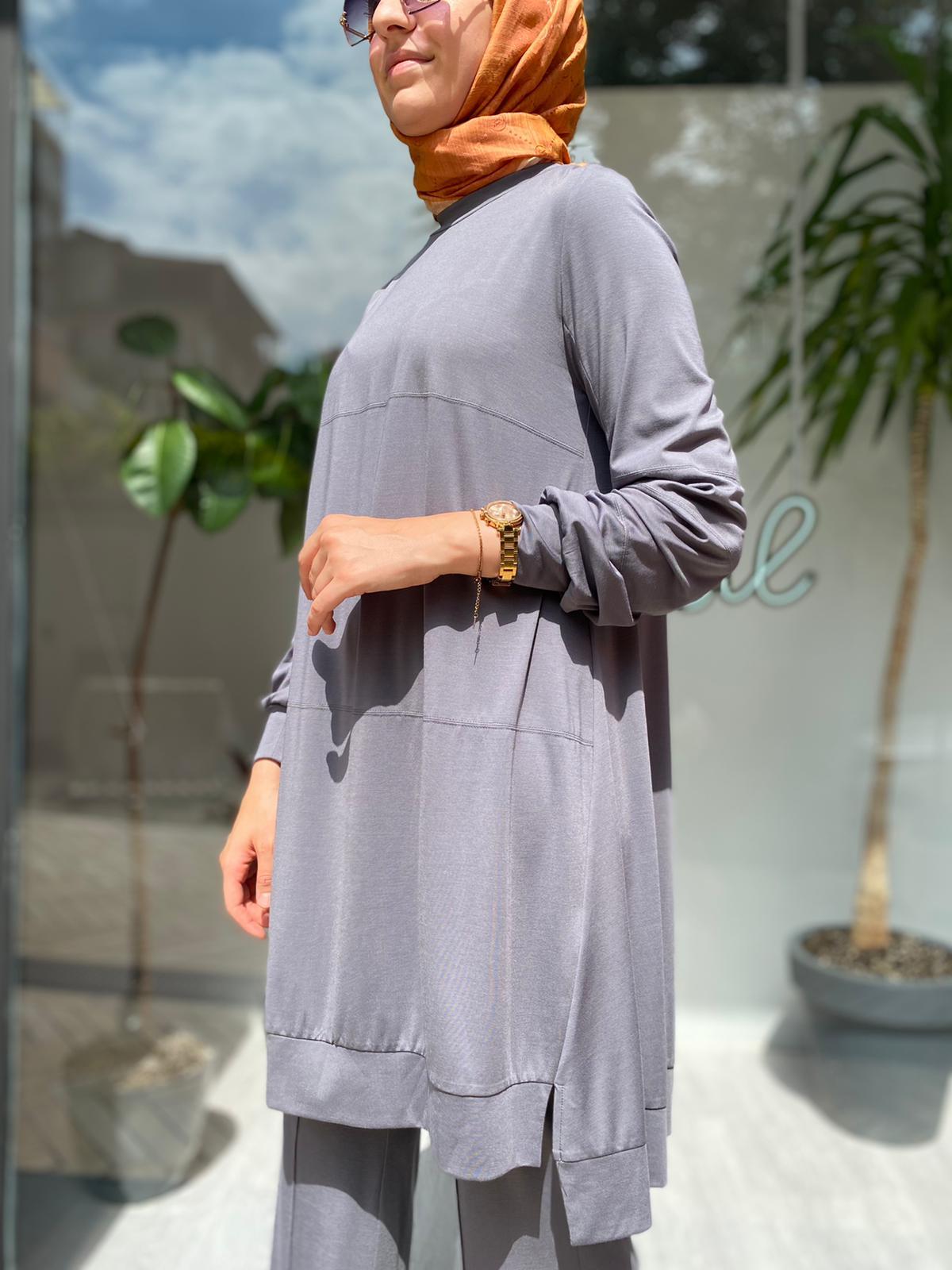 Misswhence Gri Tunik 33033