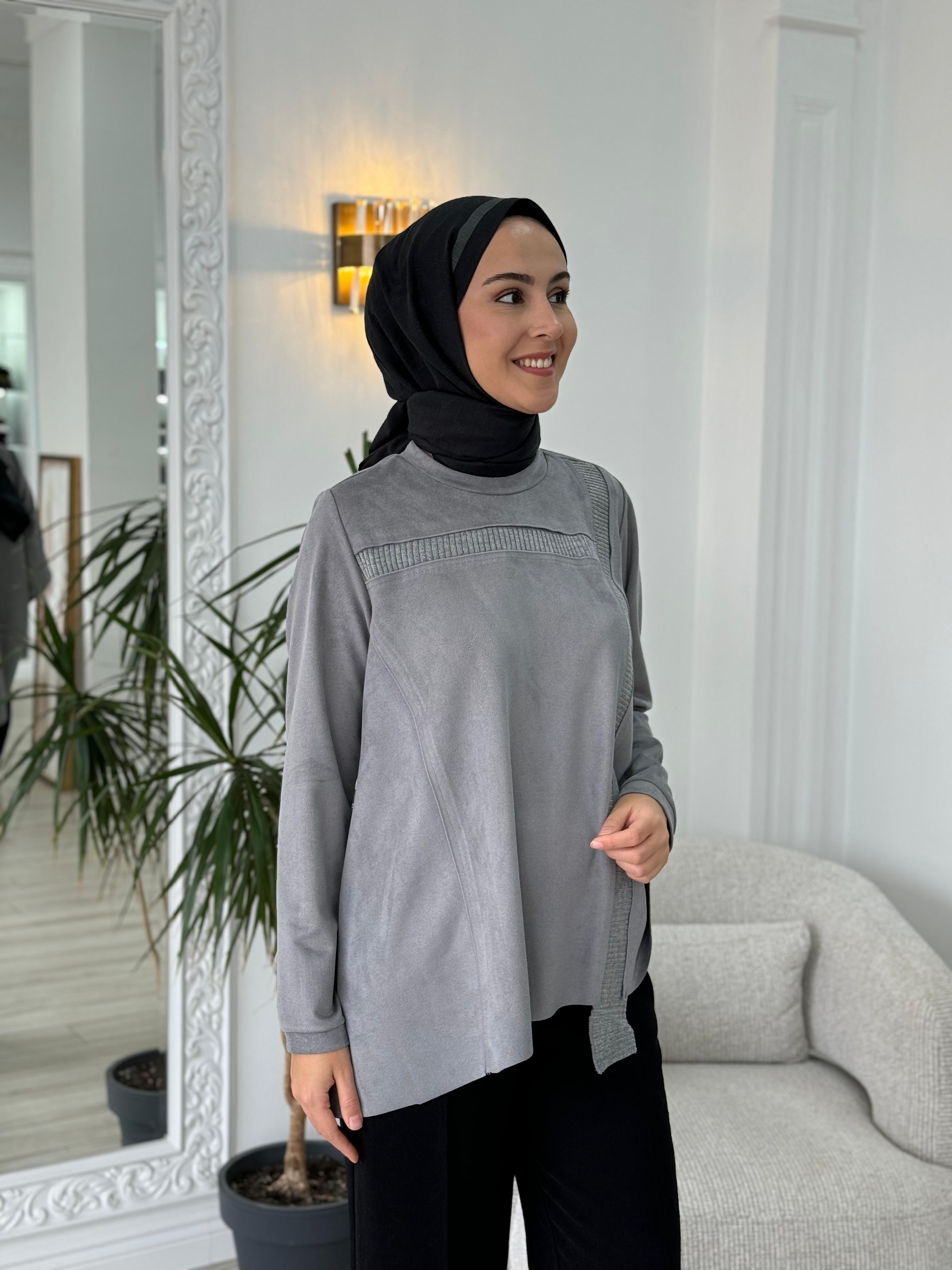 Misswhence Gri Tunik 36022
