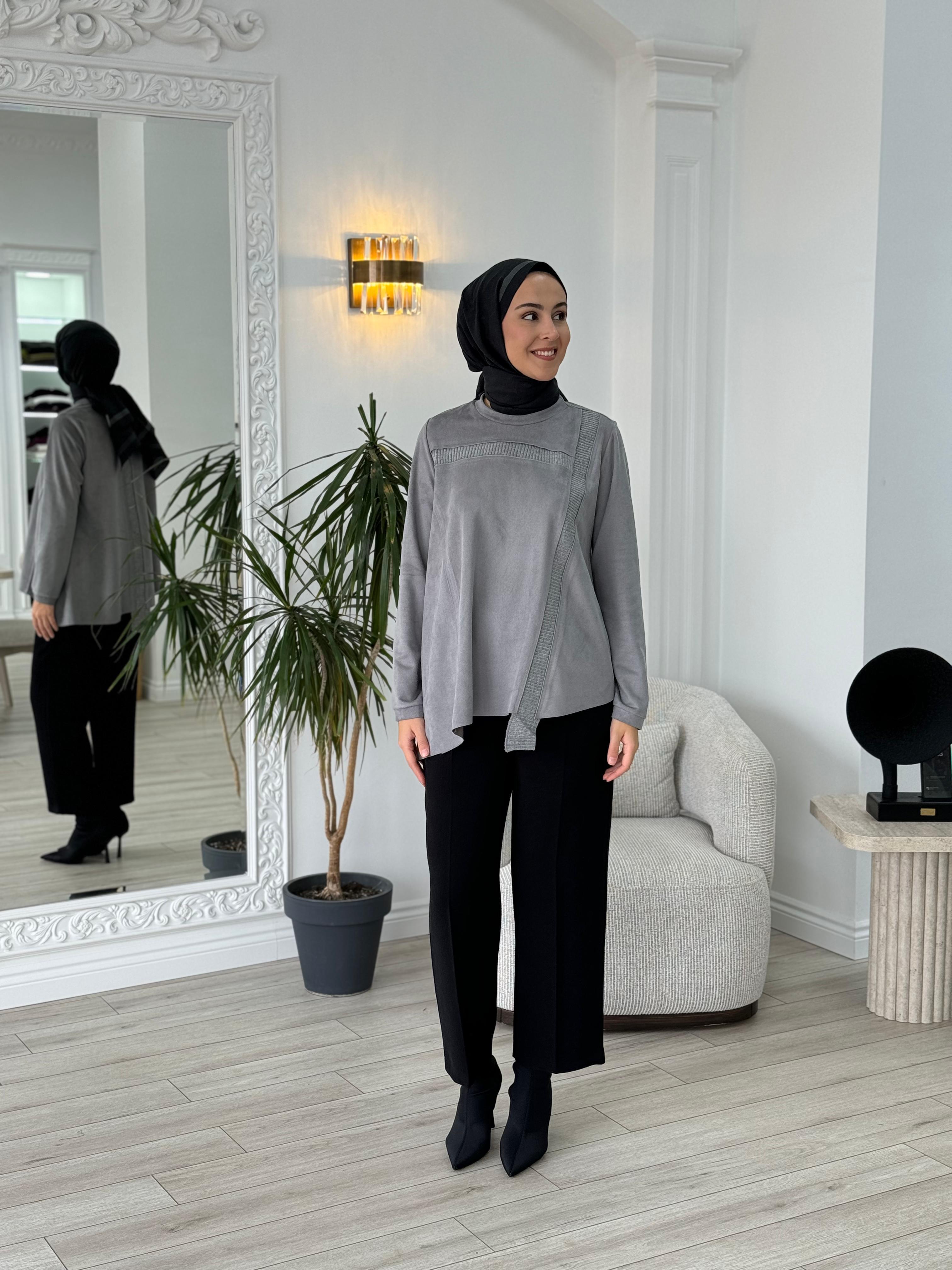 Misswhence Gri Tunik 36022