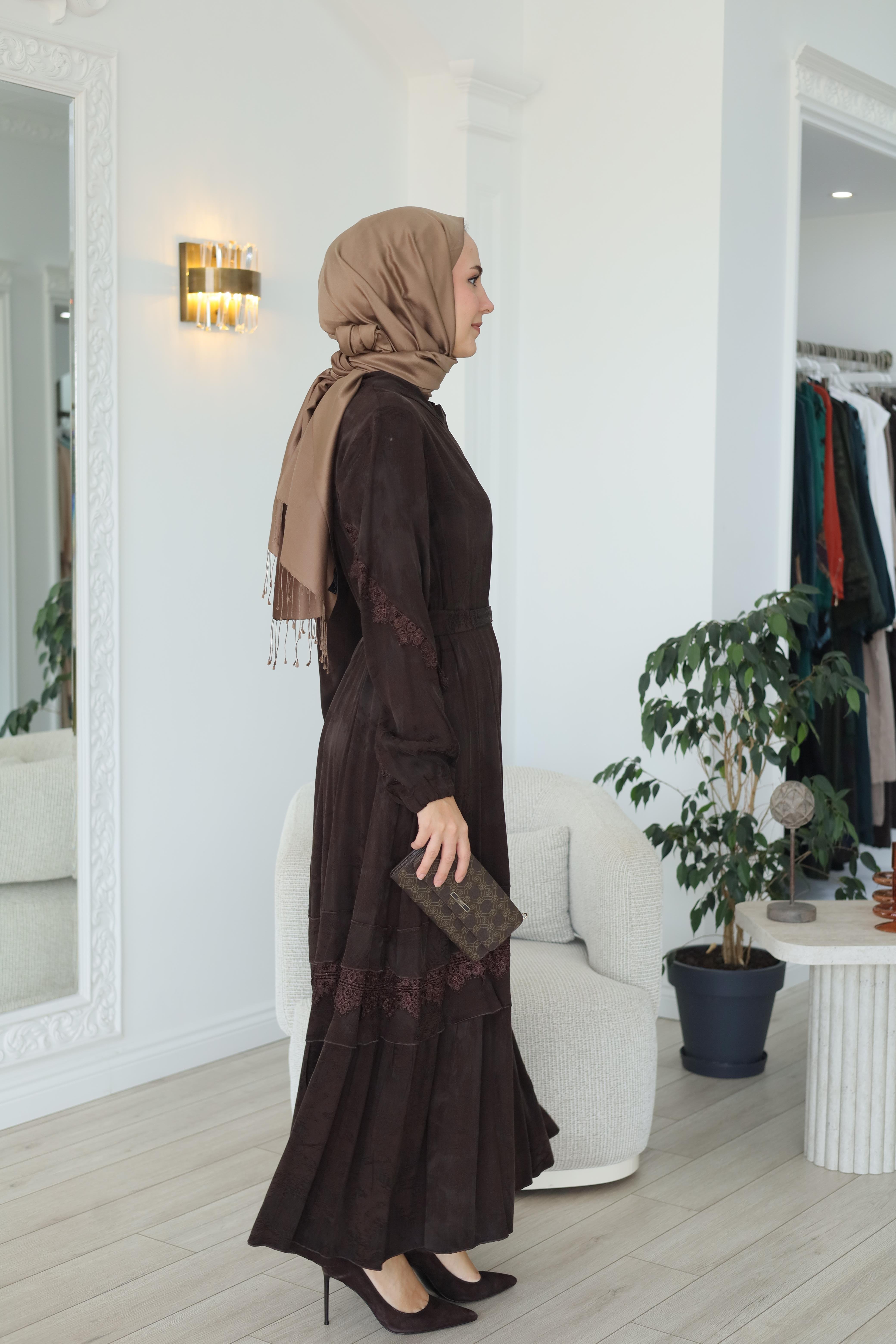 Misswhence Güpür Detaylı Pardesü 38528