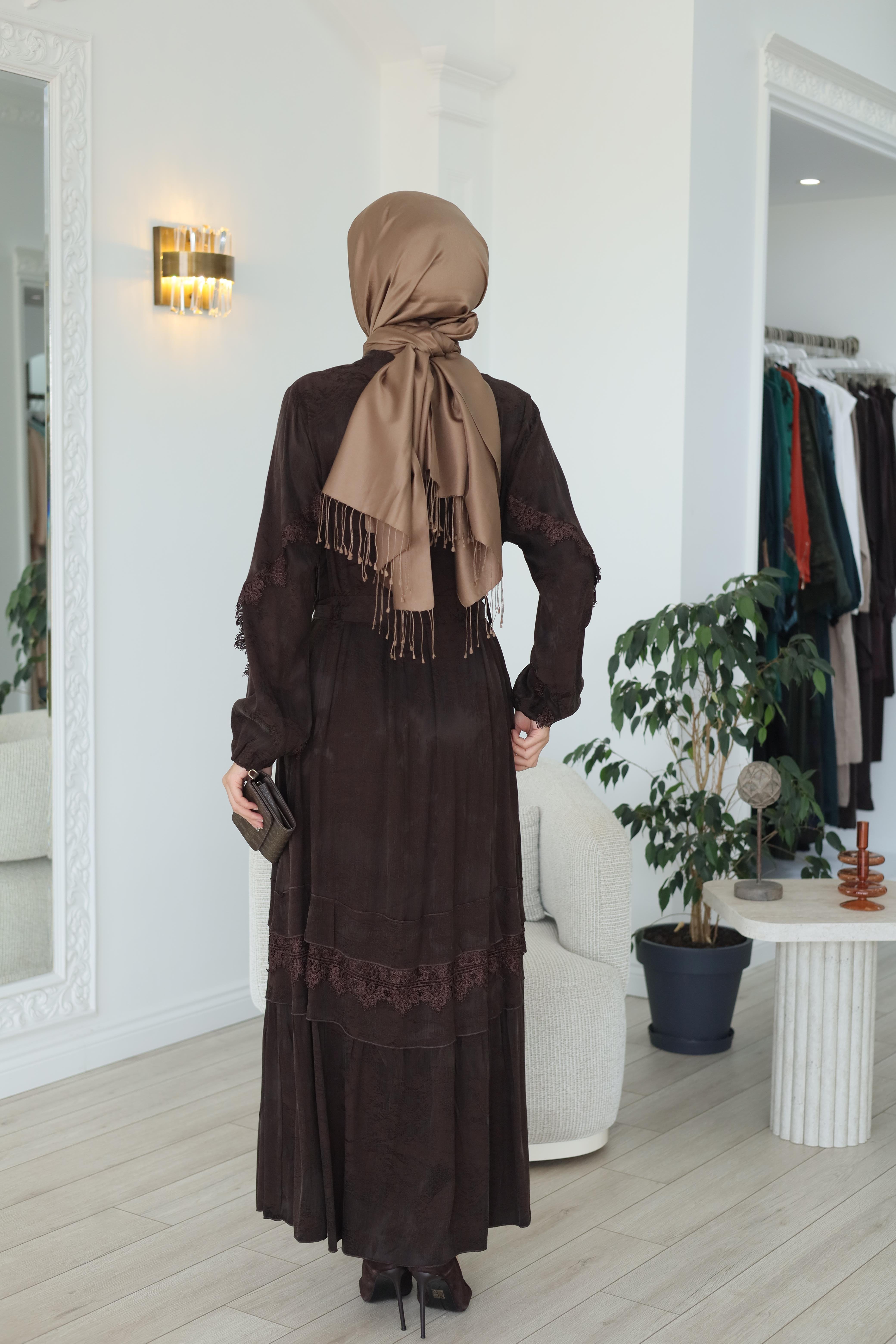 Misswhence Güpür Detaylı Pardesü 38528