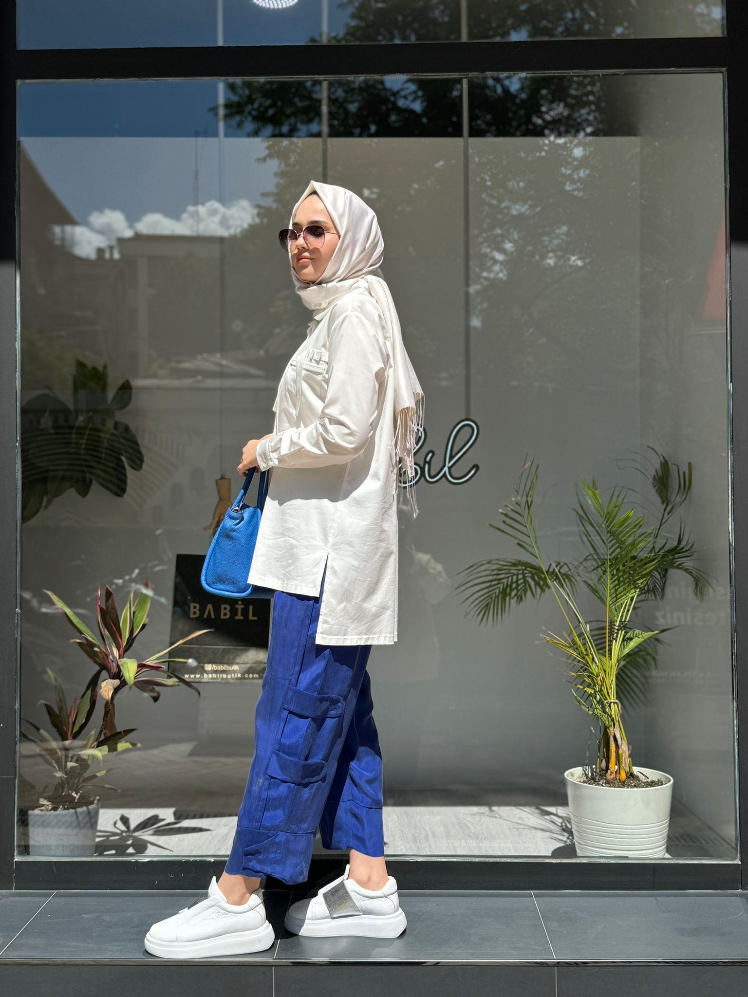 Misswhence İpek Pantolon Saks 35121