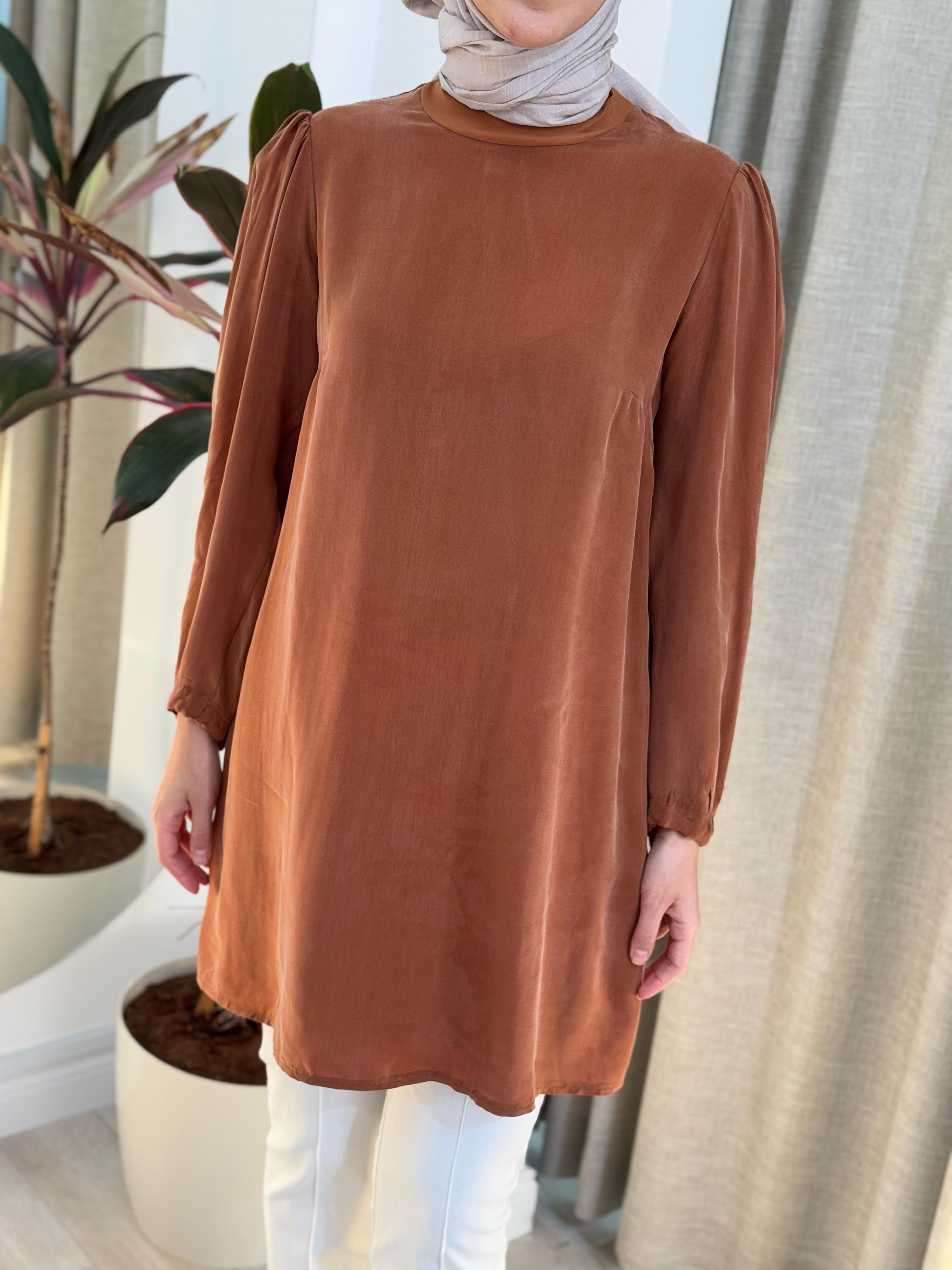 Misswhence İpek Tunik Bakır 37025