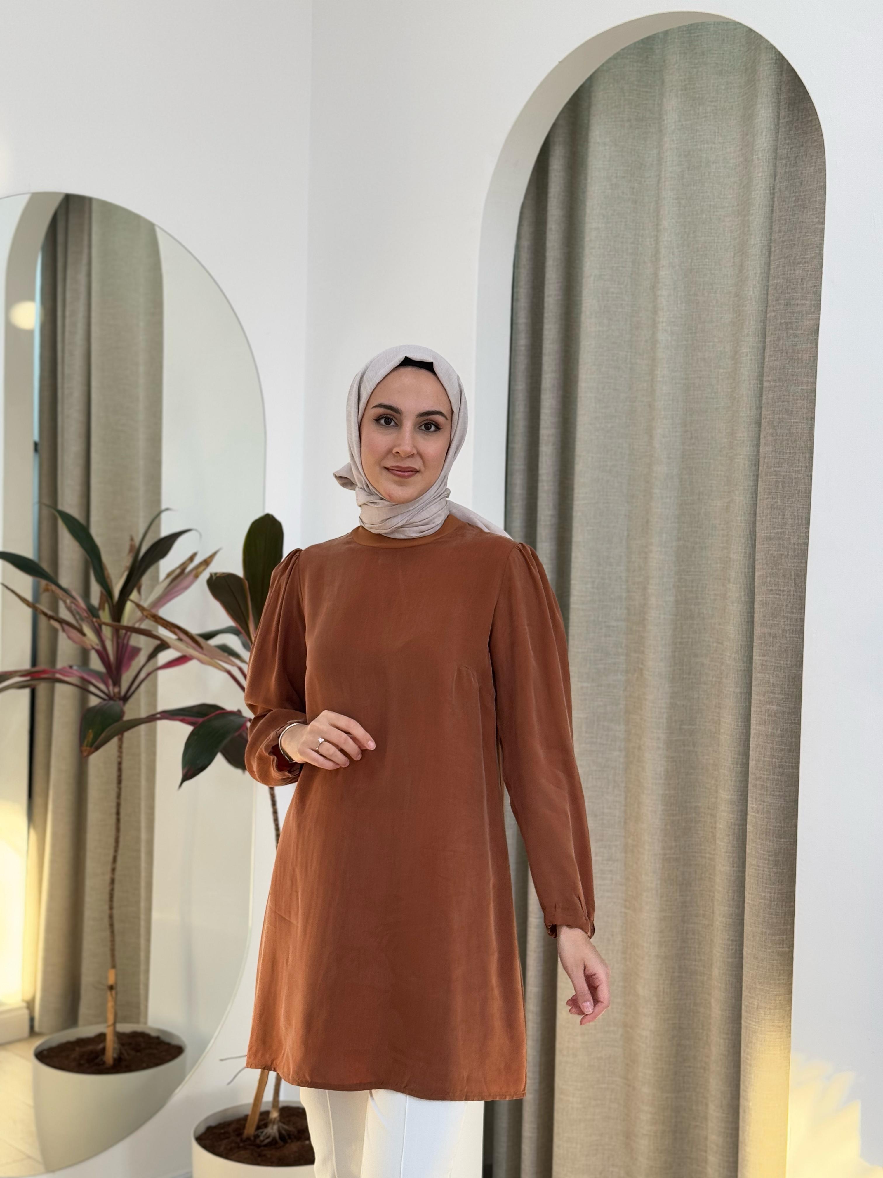 Misswhence İpek Tunik Bakır 37025