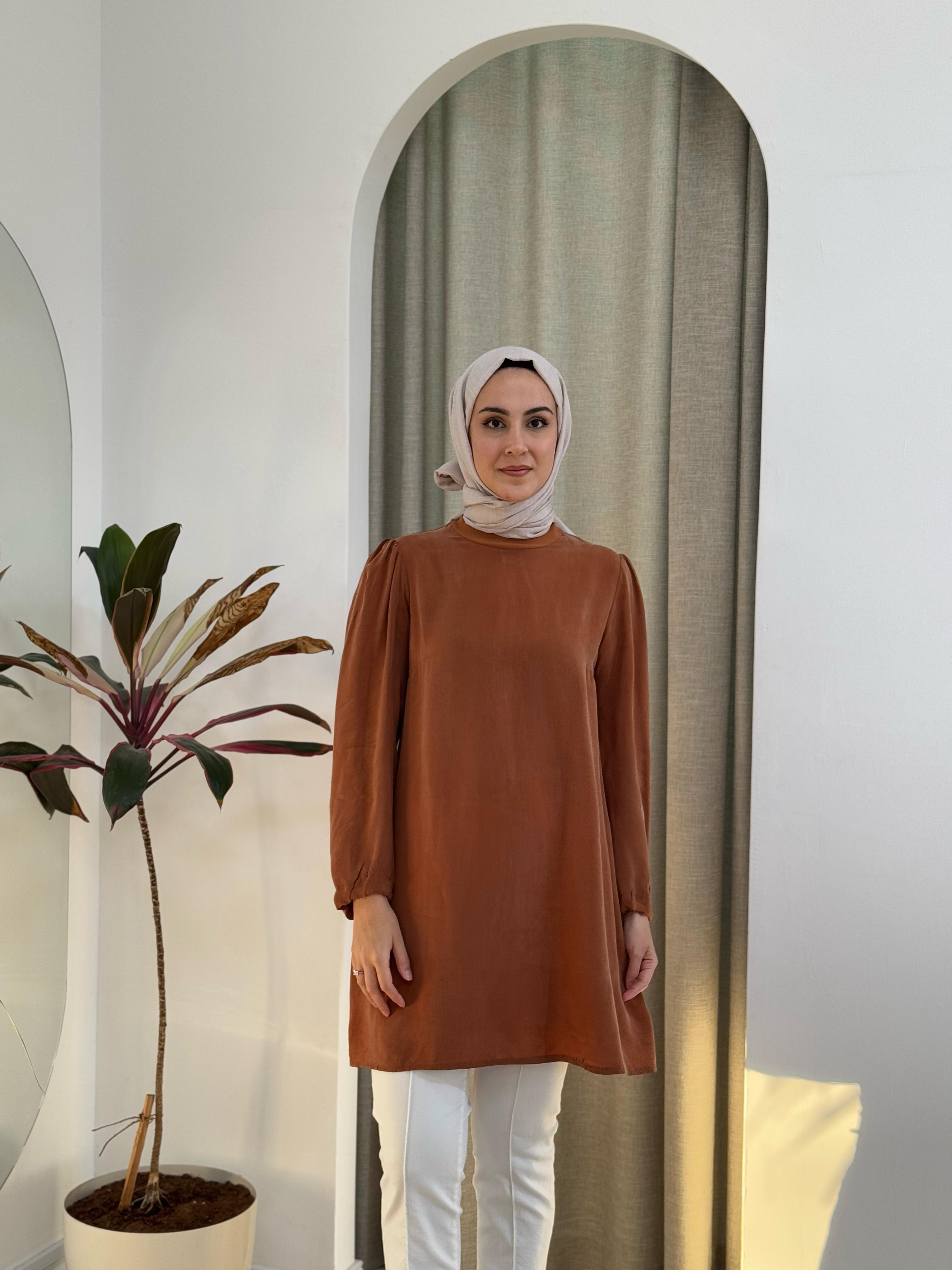 Misswhence İpek Tunik Bakır 37025
