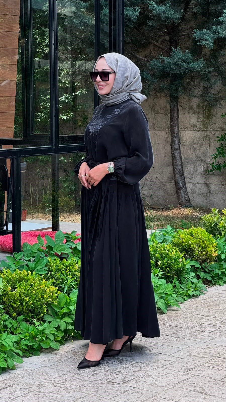 Misswhence İşlemeli Elbise 39820