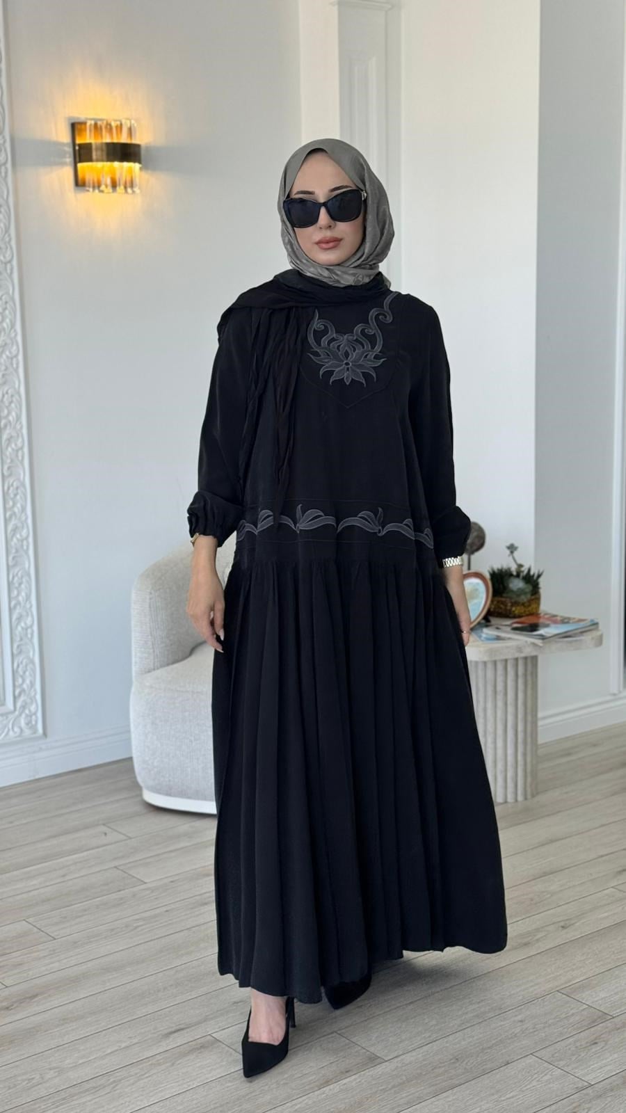 Misswhence İşlemeli Elbise 39820