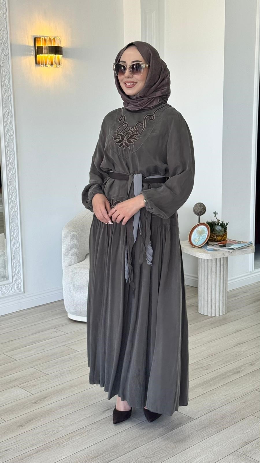 Misswhence İşlemeli Elbise 39820