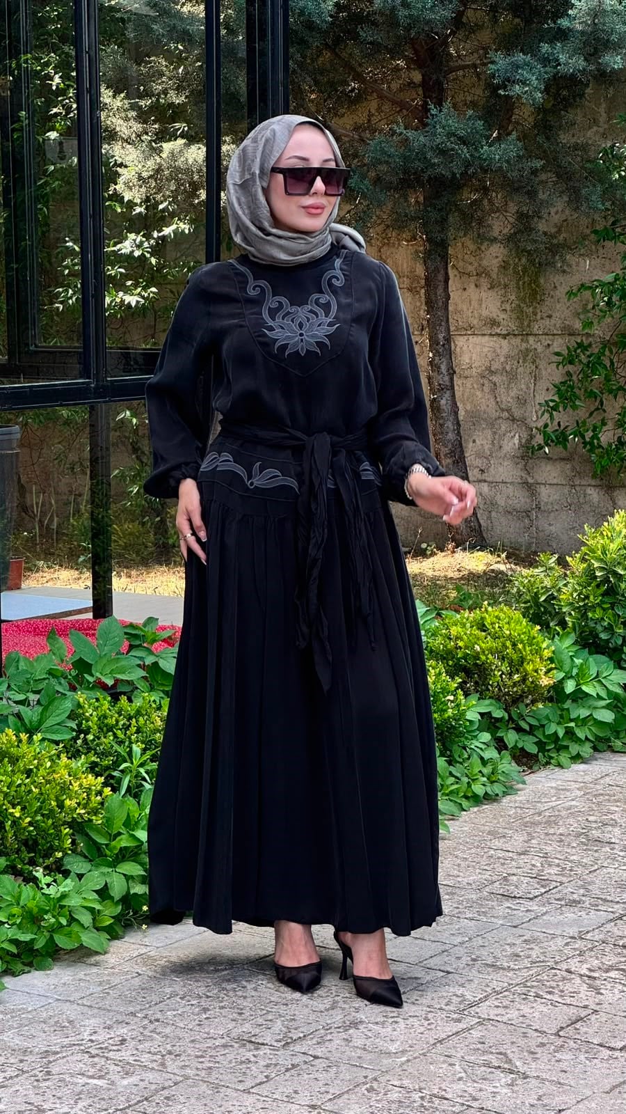 Misswhence İşlemeli Elbise 39820