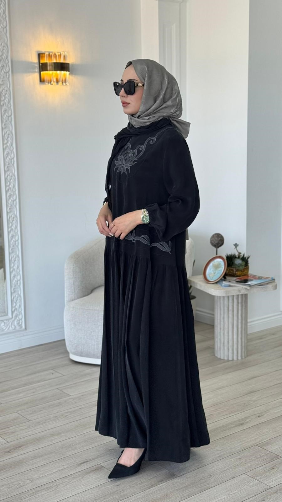 Misswhence İşlemeli Elbise 39820