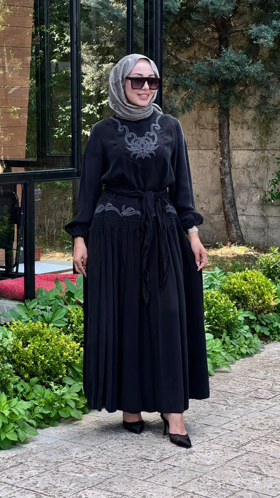 Misswhence İşlemeli Elbise 39820