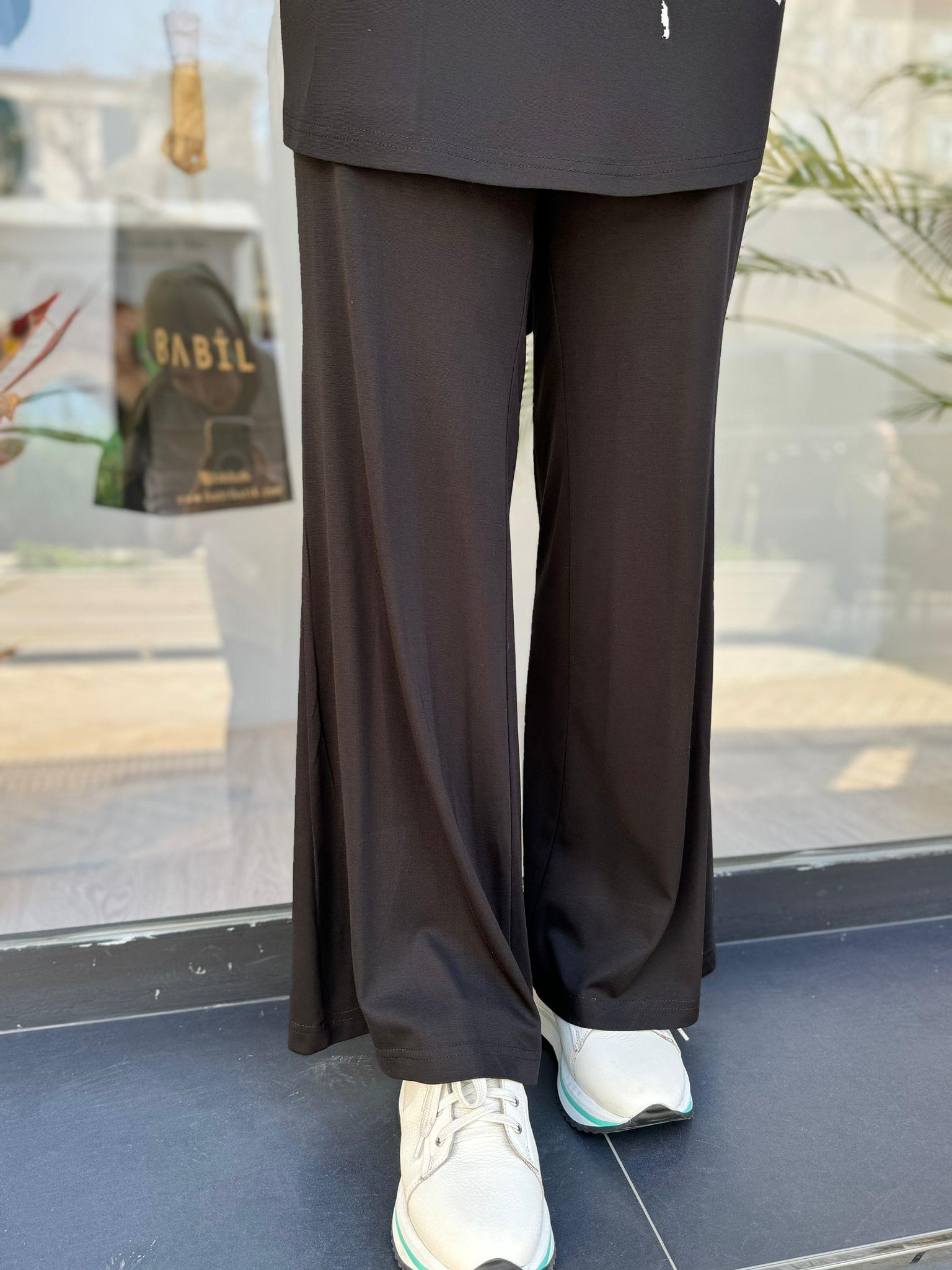 Misswhence İspanyol Paça Pantolon Siyah 35114