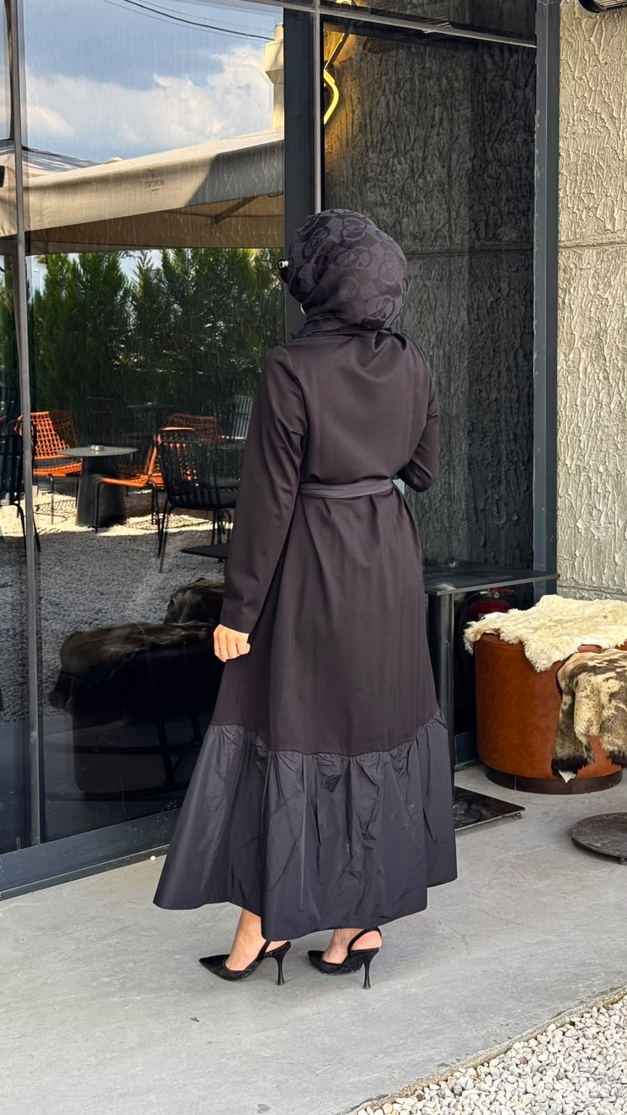 Misswhence Kadife Detaylı Elbise 40801