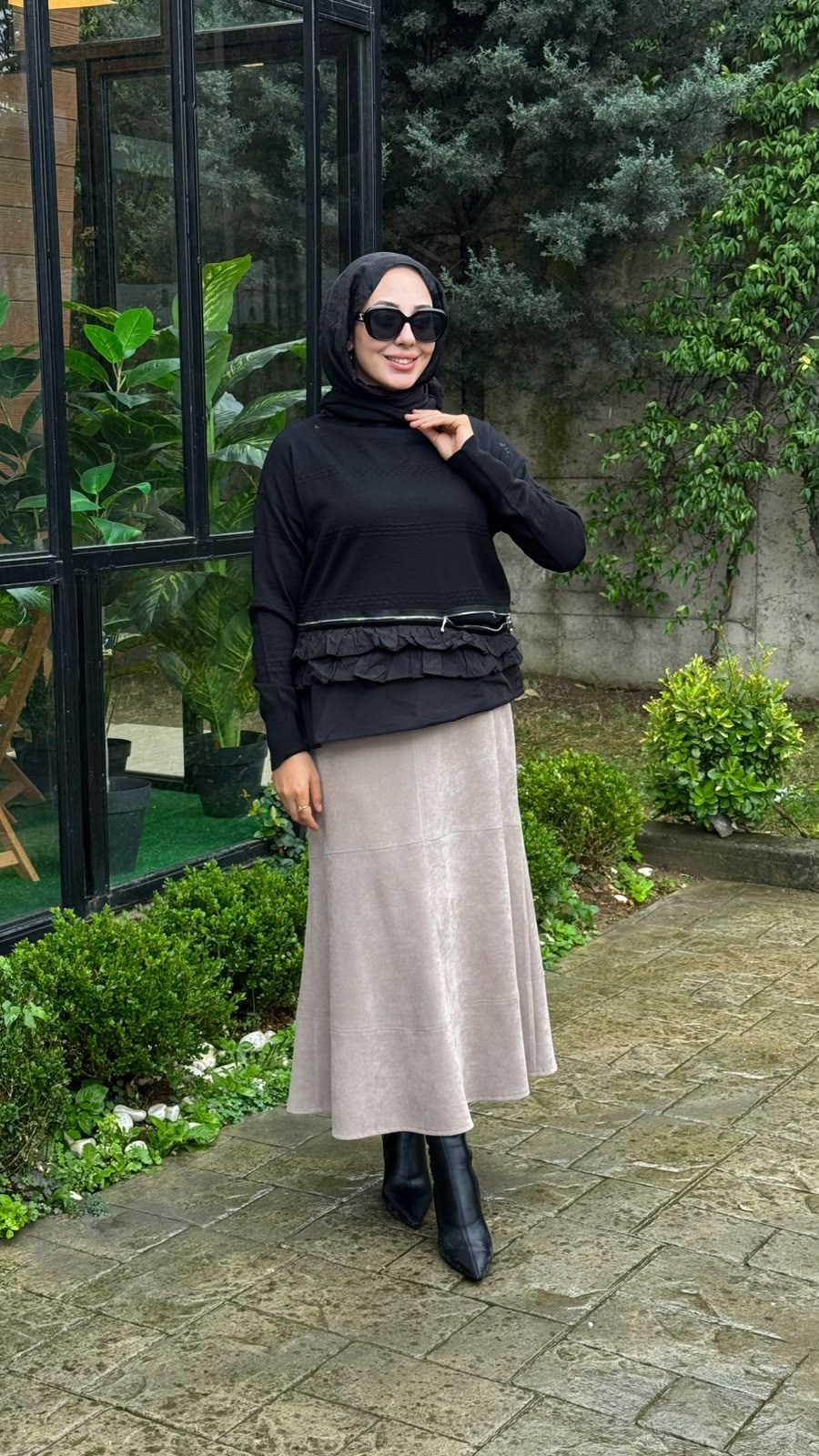 Misswhence Kadife Etek 40911