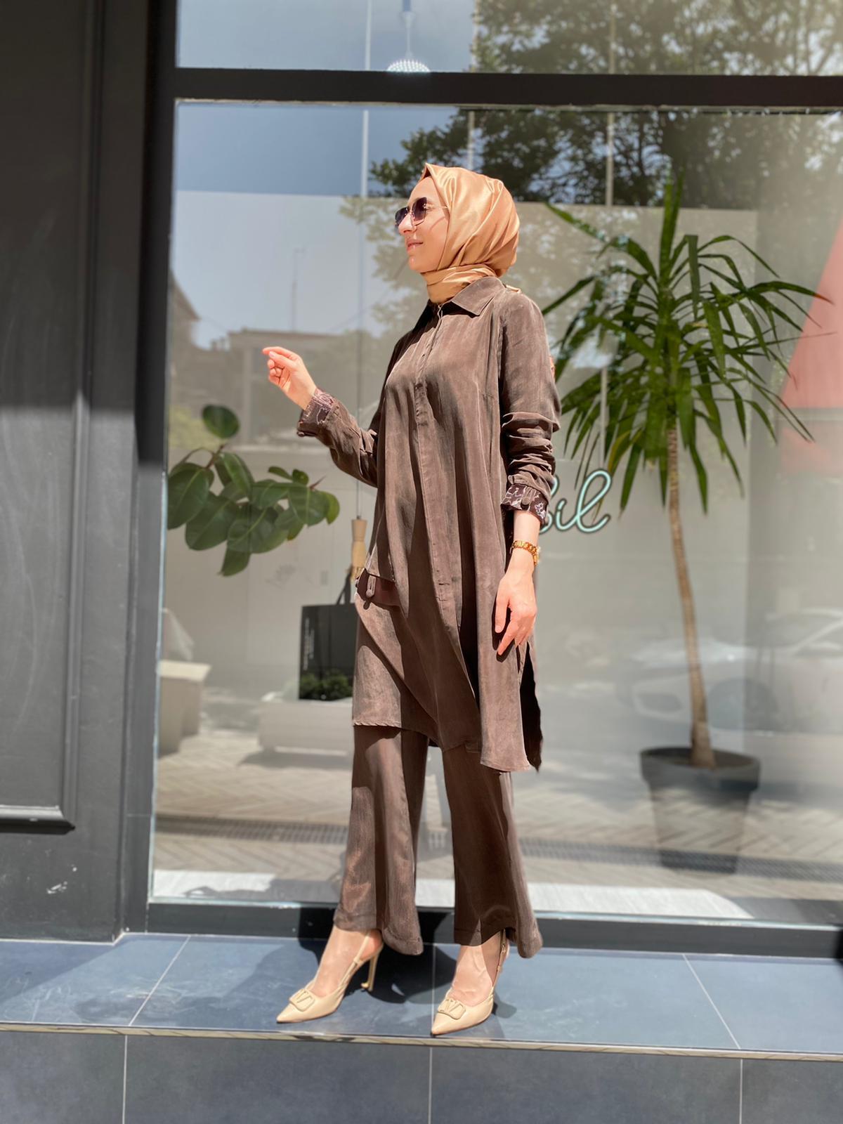 Misswhence Kahverengi Pantolon 33111