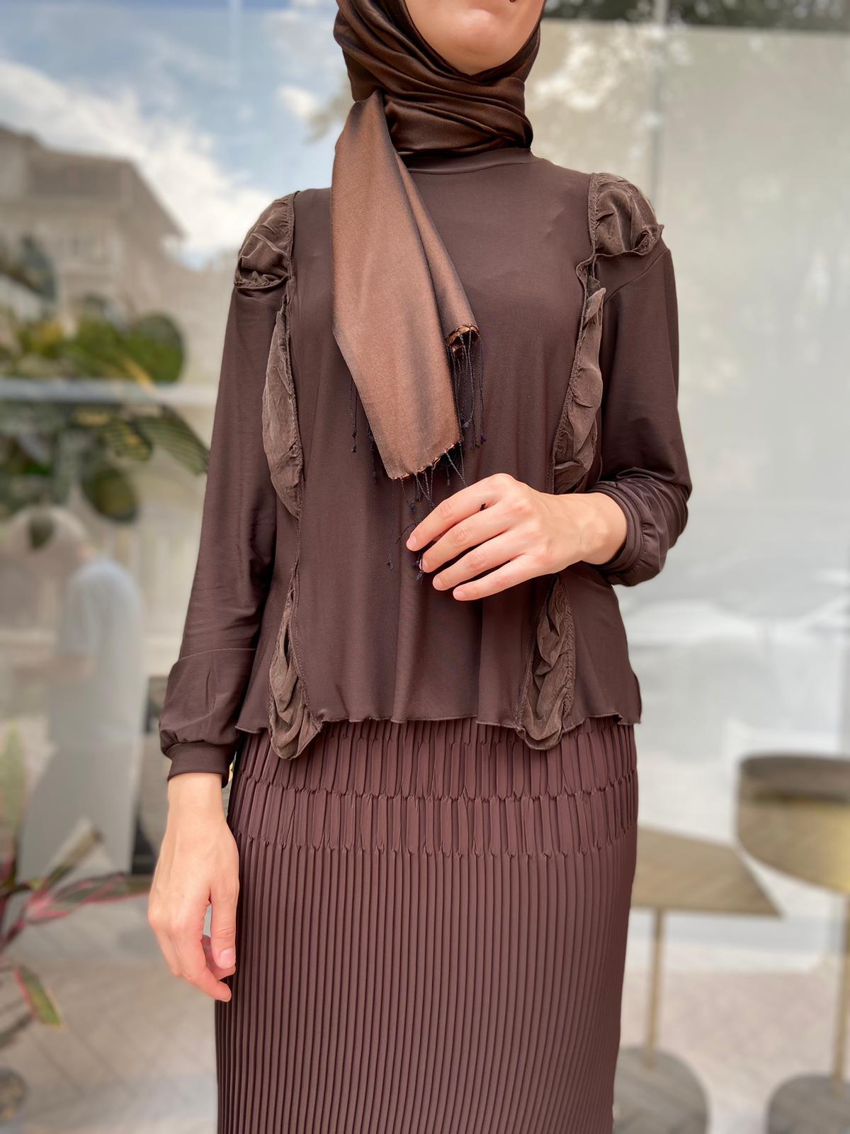 Misswhence Kahverengi Tunik 34010