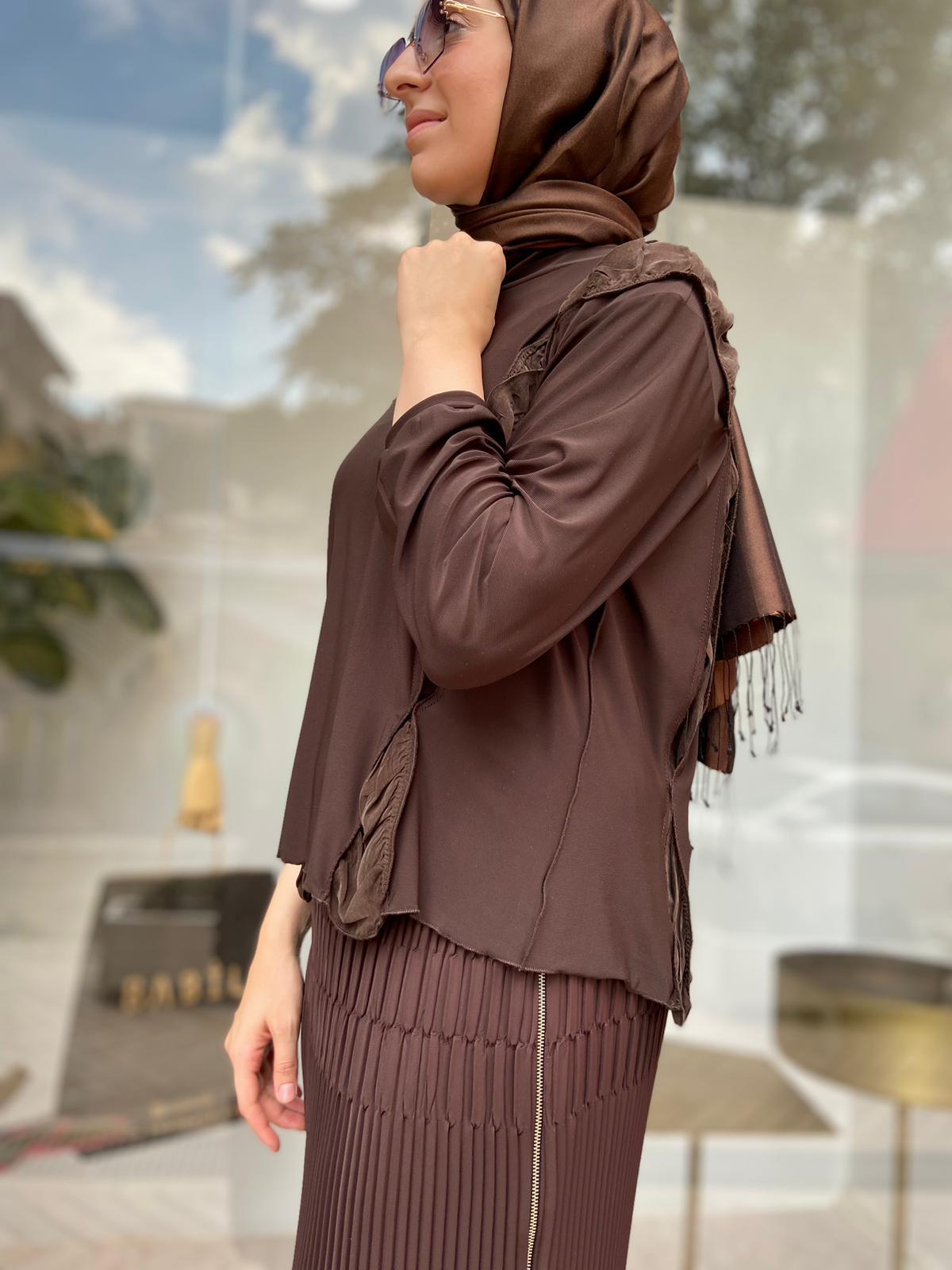 Misswhence Kahverengi Tunik 34010