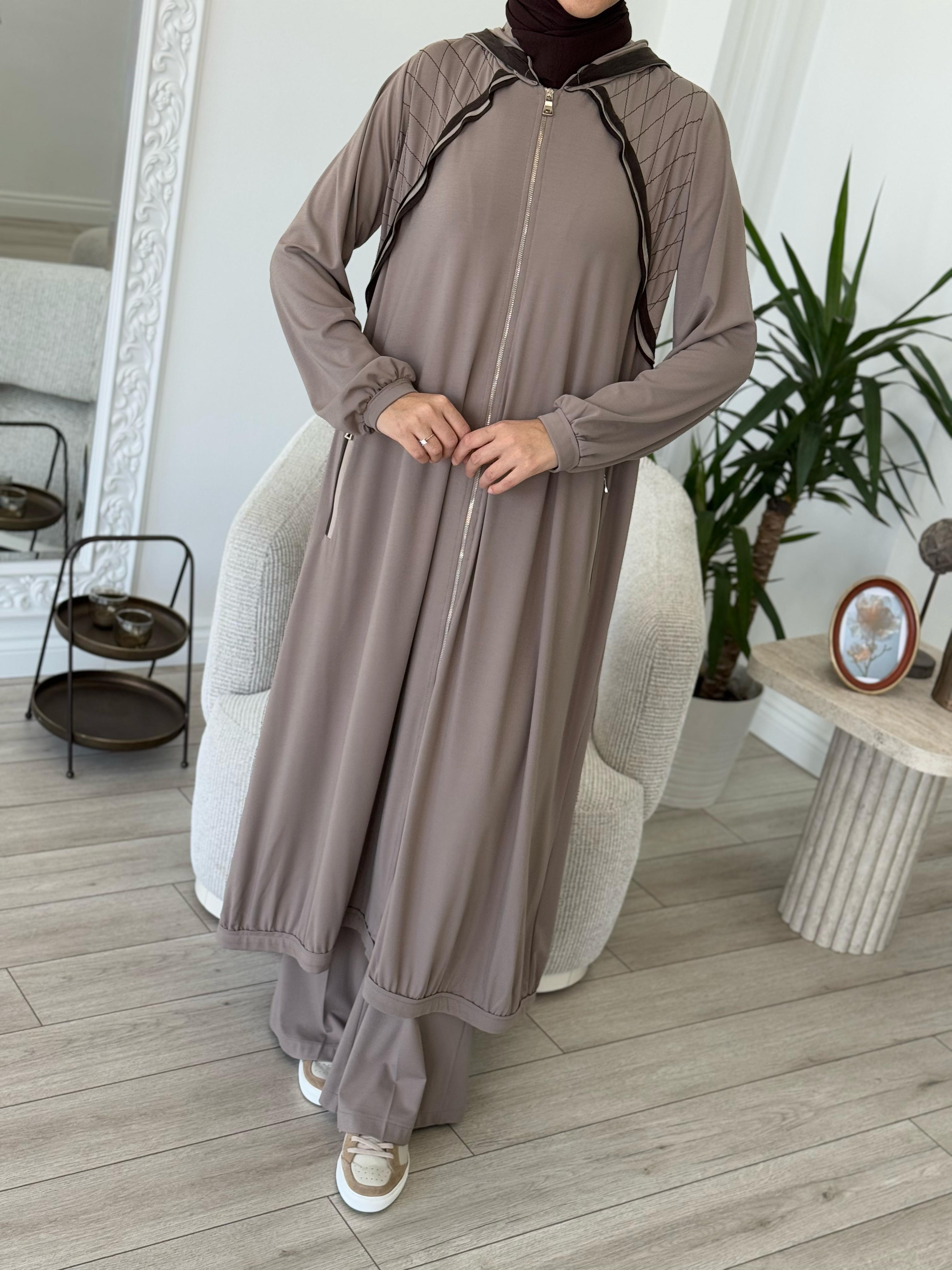 Misswhence Kapşonlu Kap Bej 37525