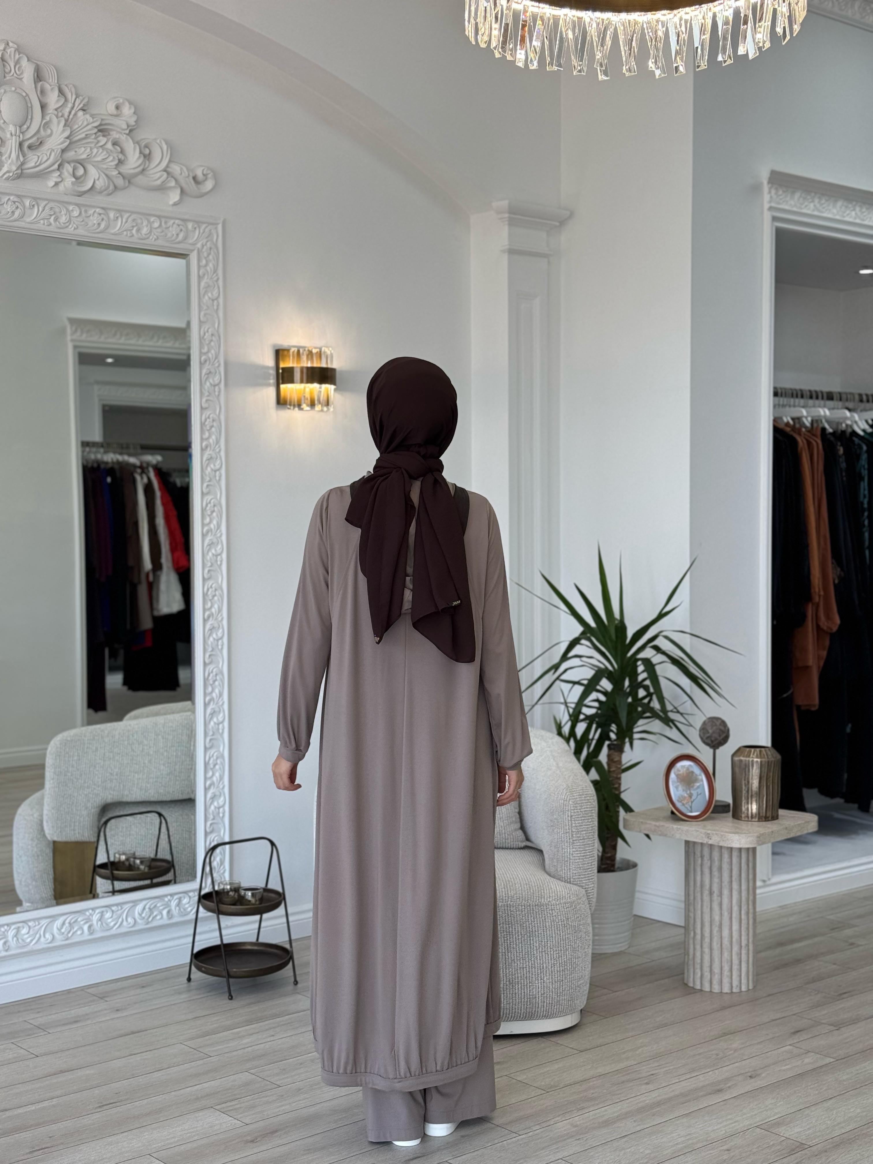 Misswhence Kapşonlu Kap Bej 37525