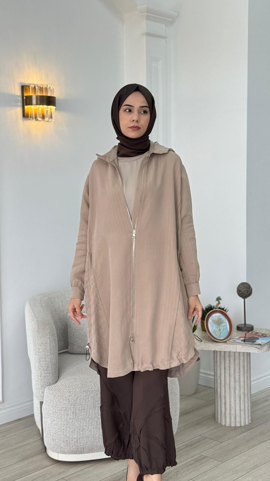 Misswhence Kapüşonlu Kap 39406