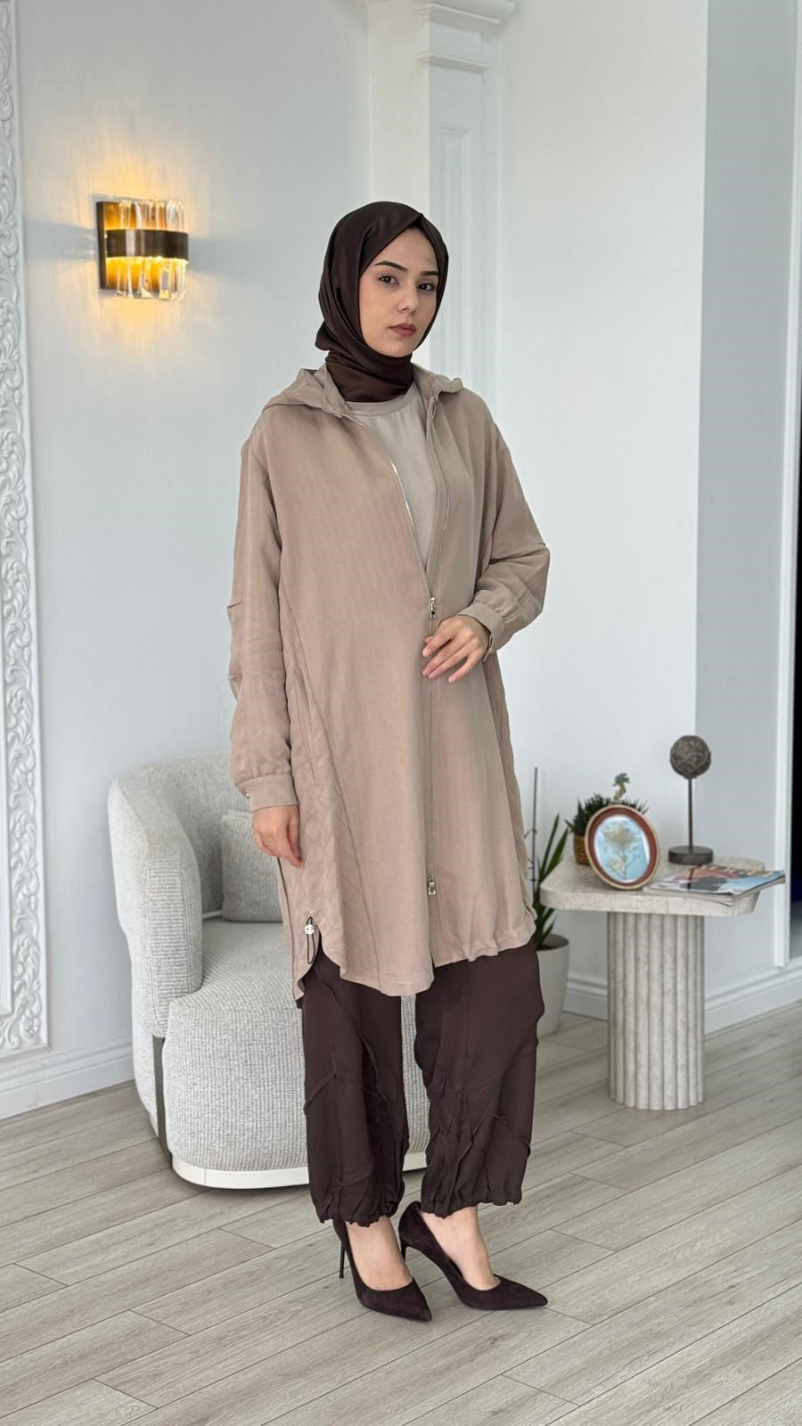 Misswhence Kapüşonlu Kap 39406