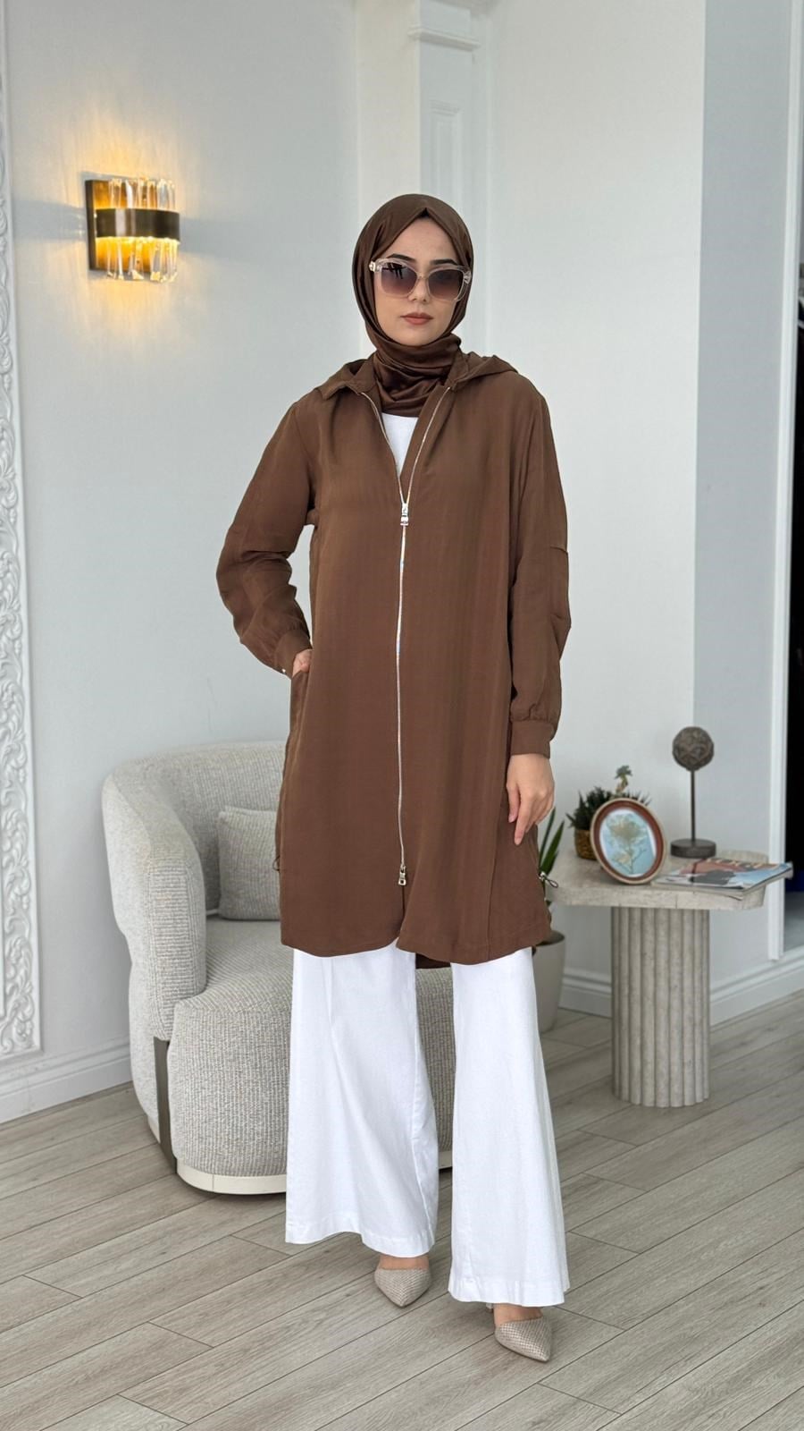 Misswhence Kapüşonlu Kap 39406