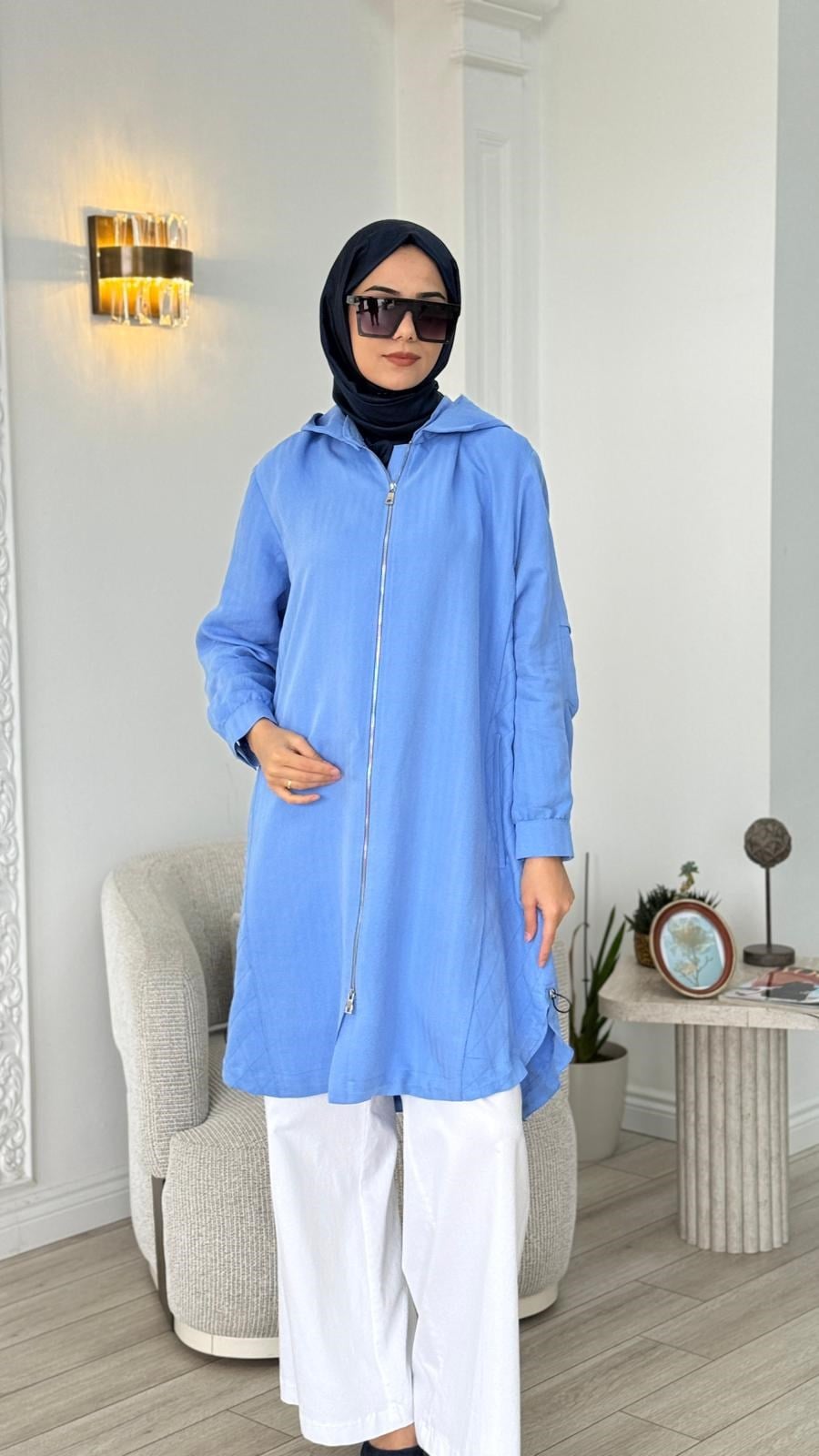 Misswhence Kapüşonlu Kap 39406
