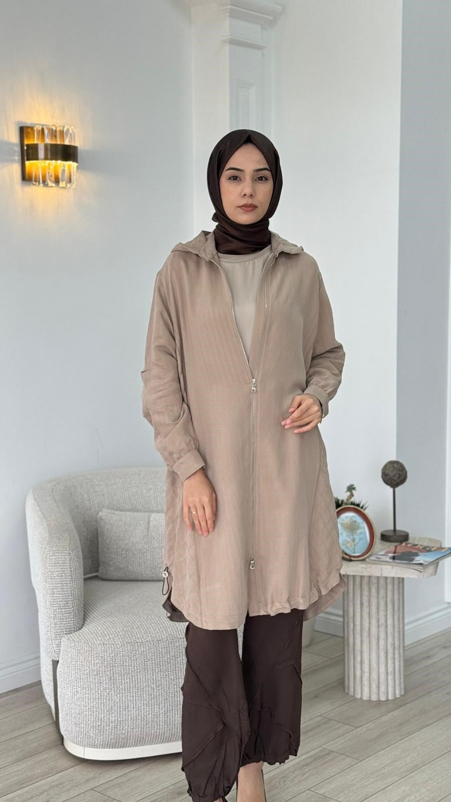 Misswhence Kapüşonlu Kap 39406