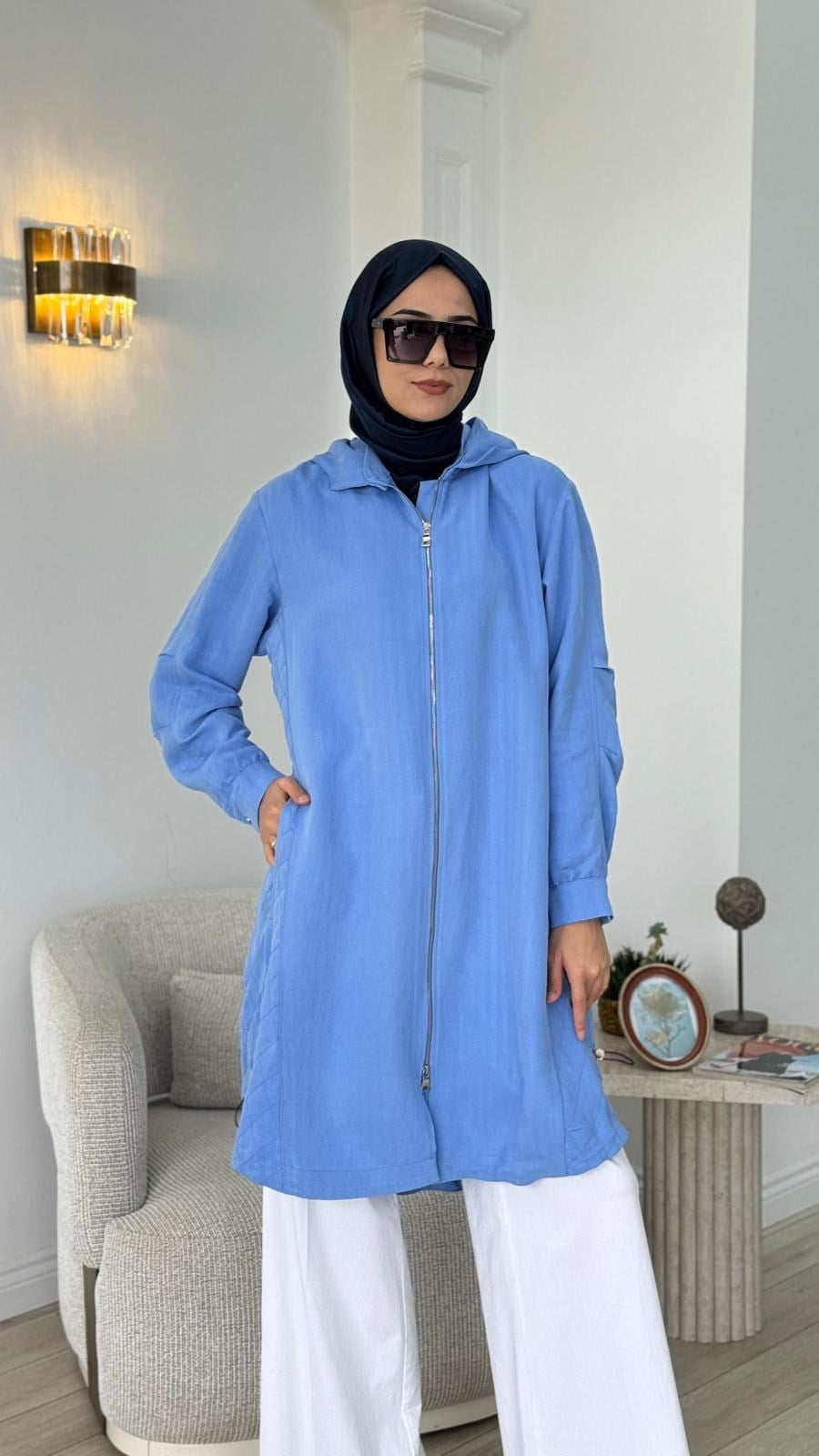 Misswhence Kapüşonlu Kap 39406