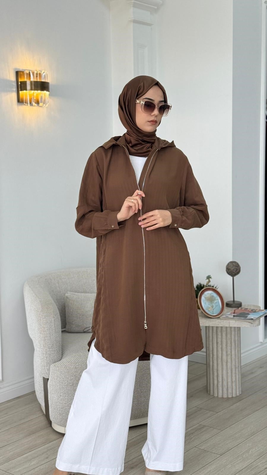 Misswhence Kapüşonlu Kap 39406