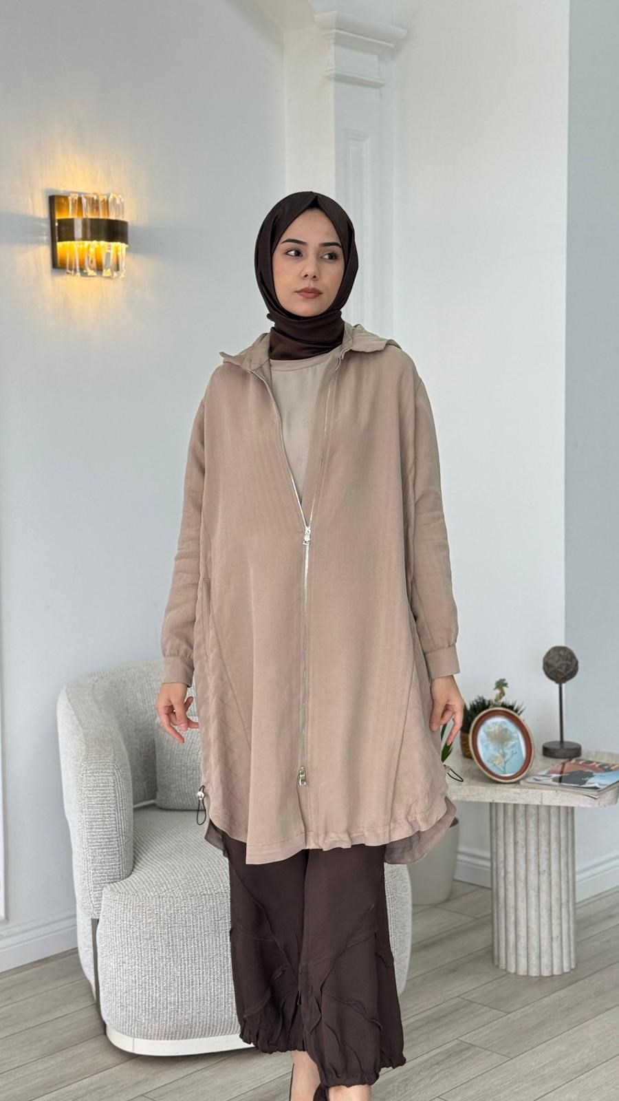 Misswhence Kapüşonlu Kap 39406