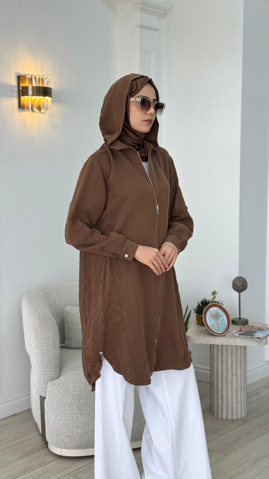 Misswhence Kapüşonlu Kap 39406