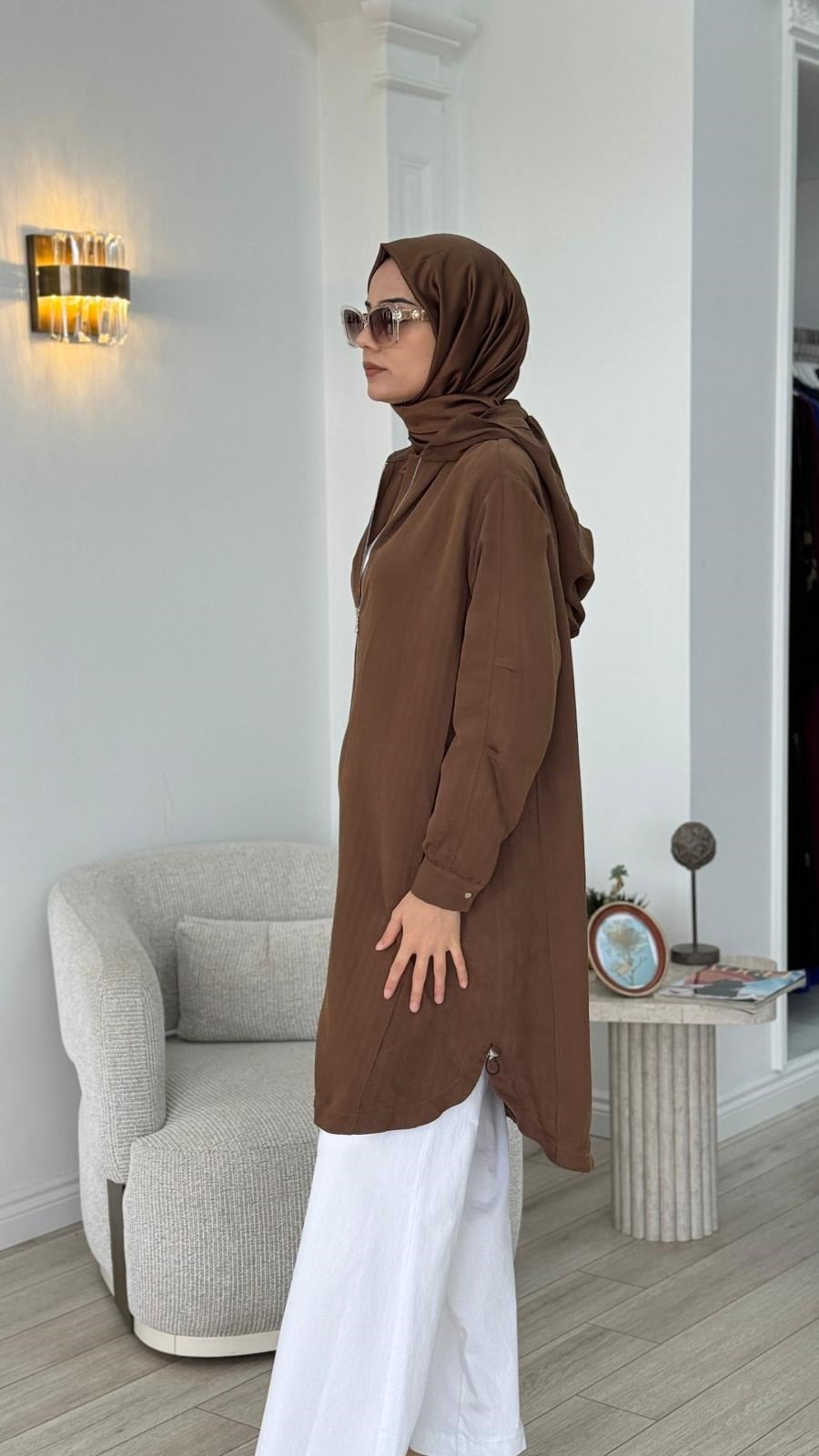 Misswhence Kapüşonlu Kap 39406