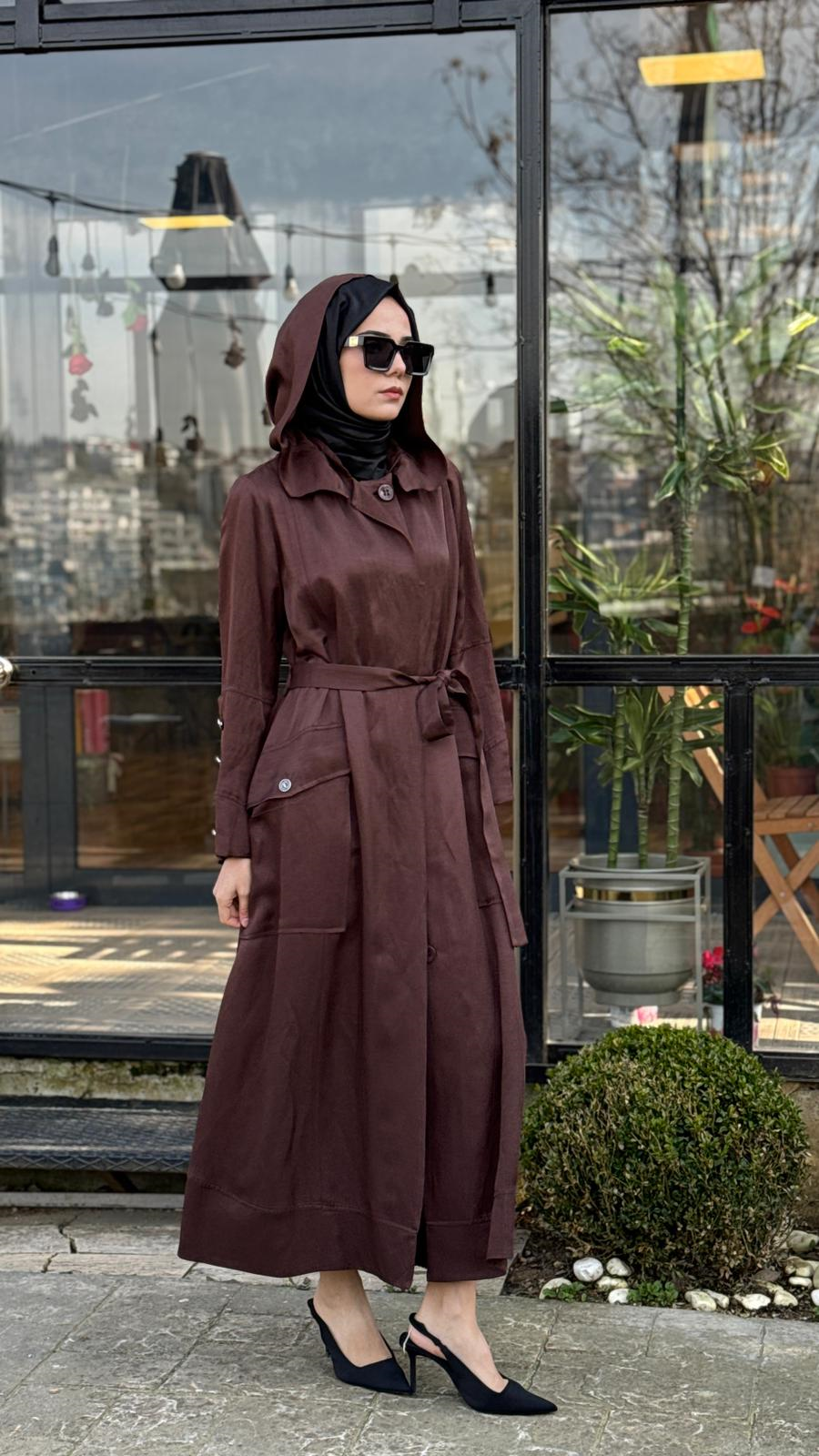 Misswhence Kapüşonlu Kap 39504