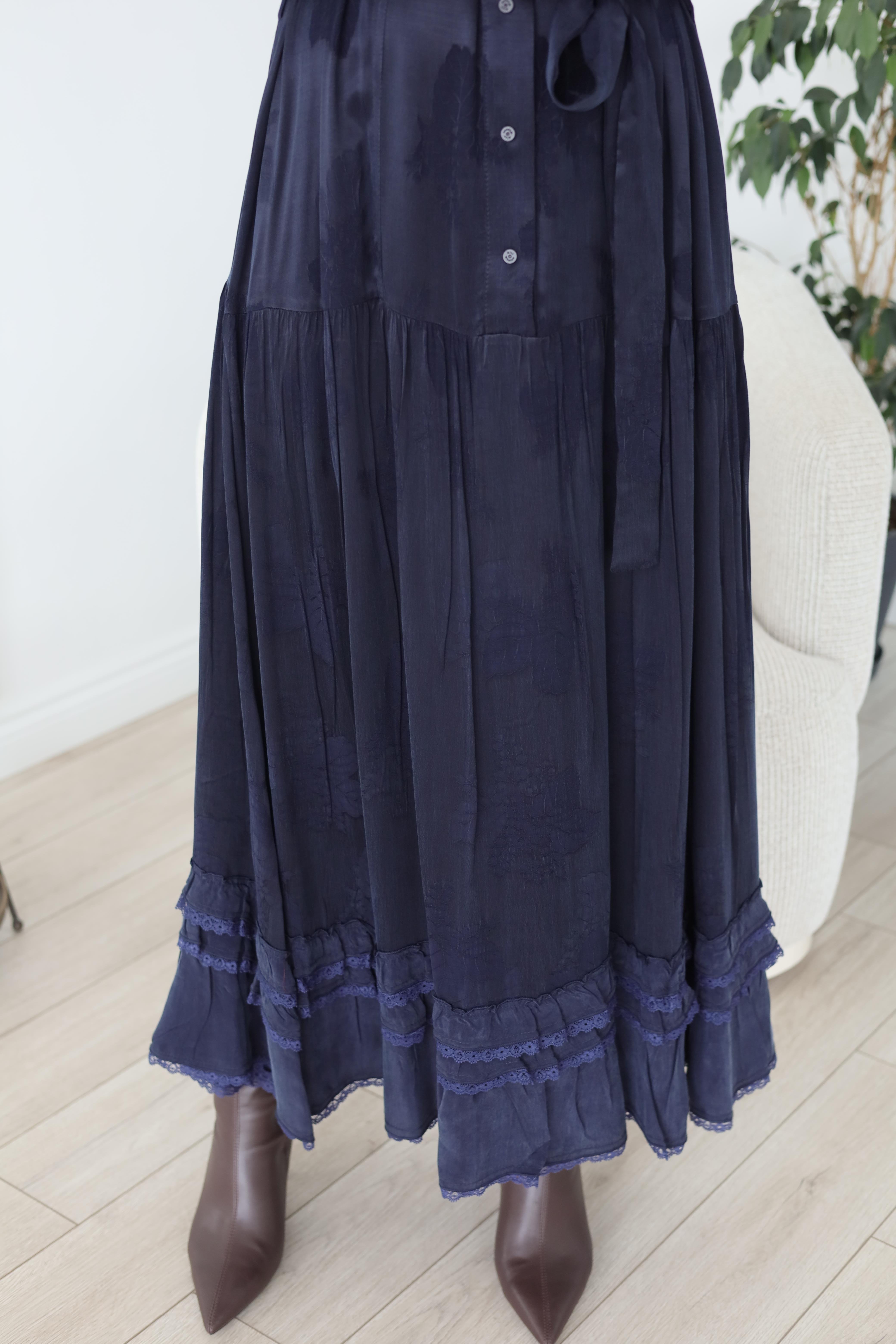 Misswhence Kendinden Desenli Elbise 38809