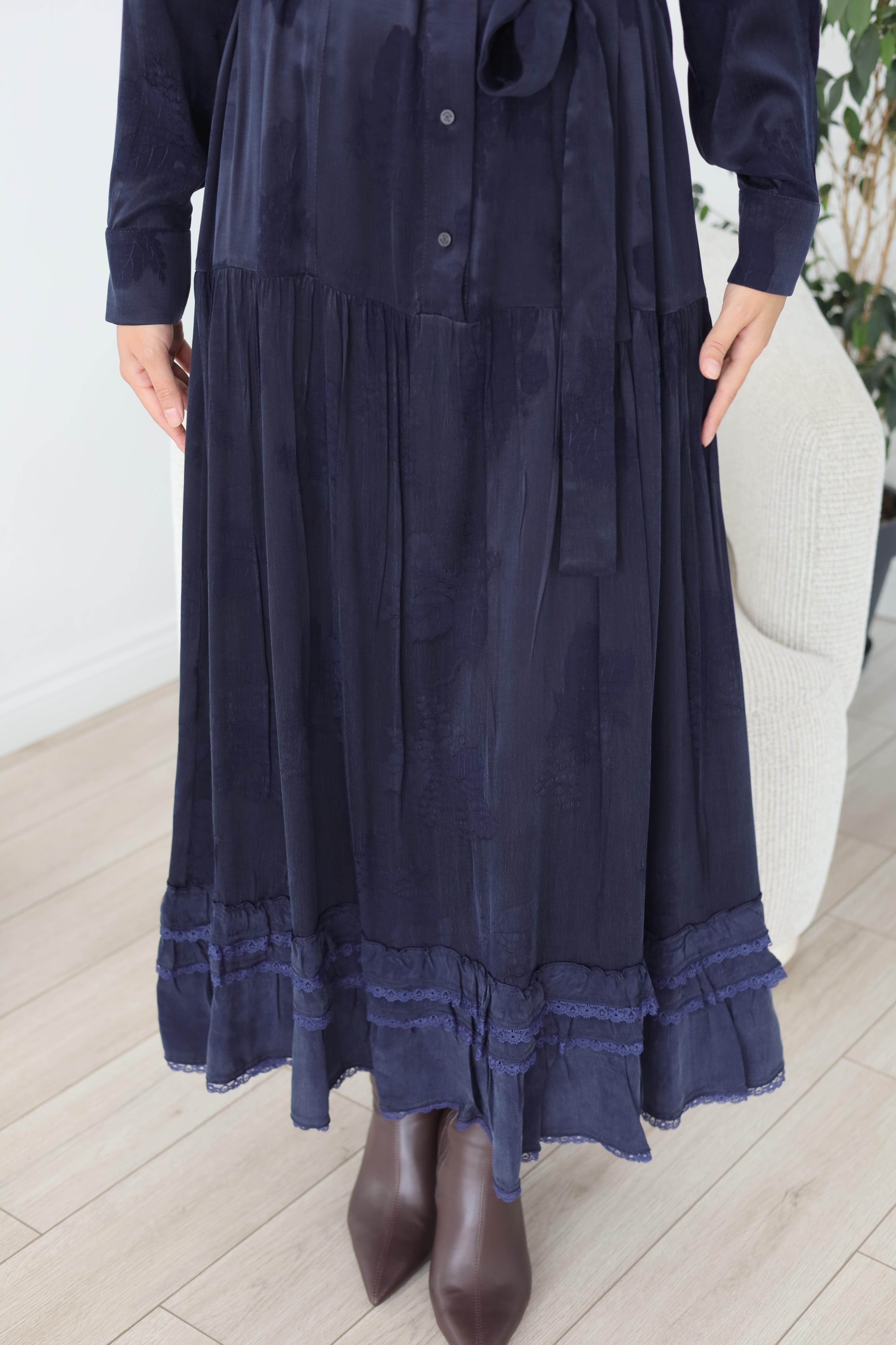 Misswhence Kendinden Desenli Elbise 38809