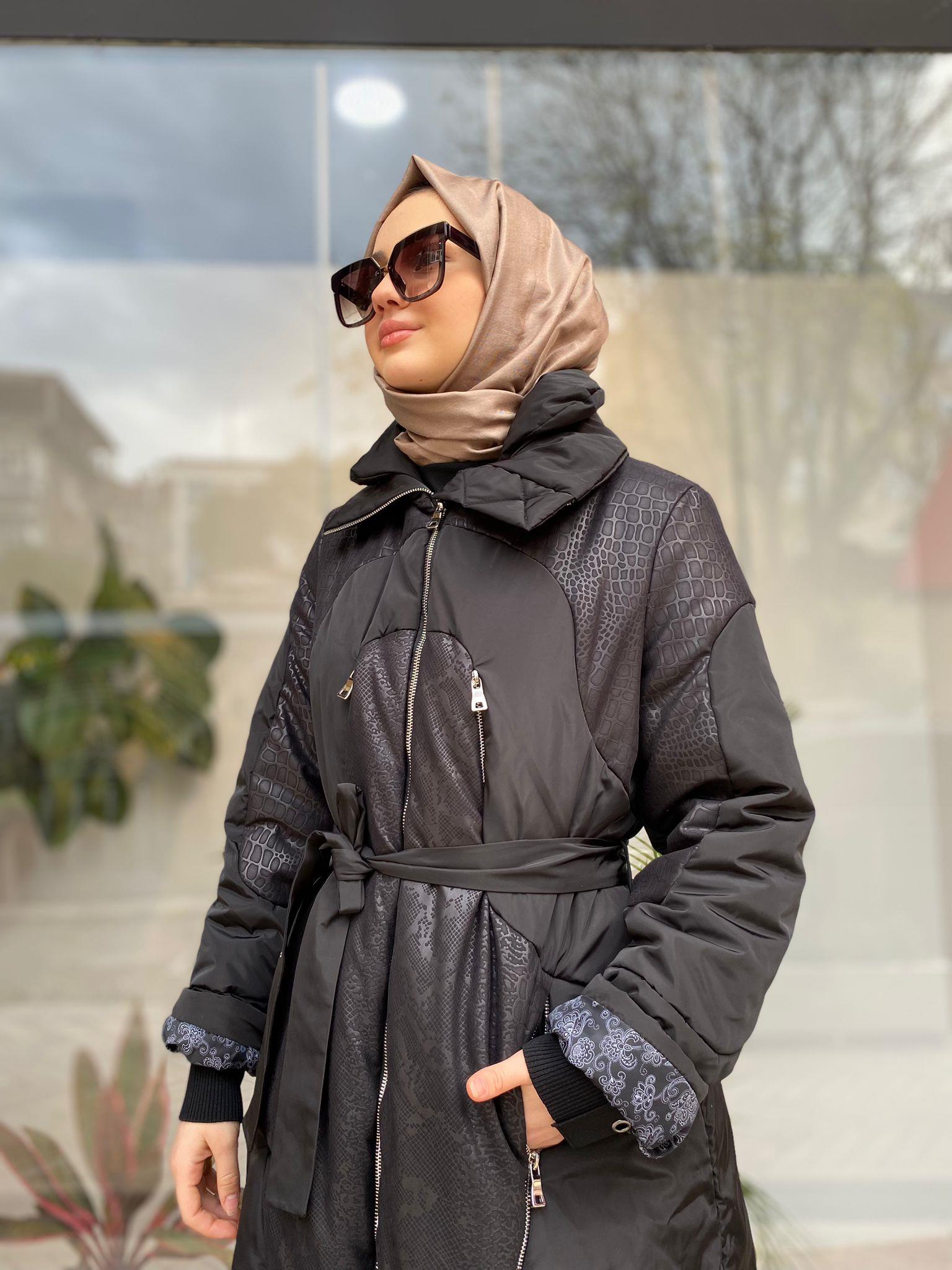 Misswhence Kendinden Desenli Uzun Mont 34507