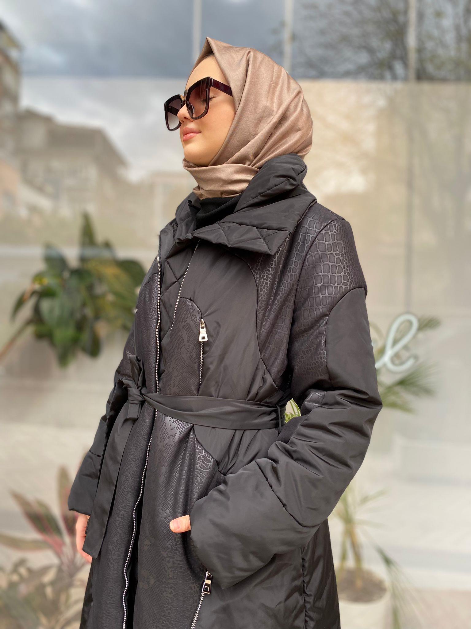 Misswhence Kendinden Desenli Uzun Mont 34507