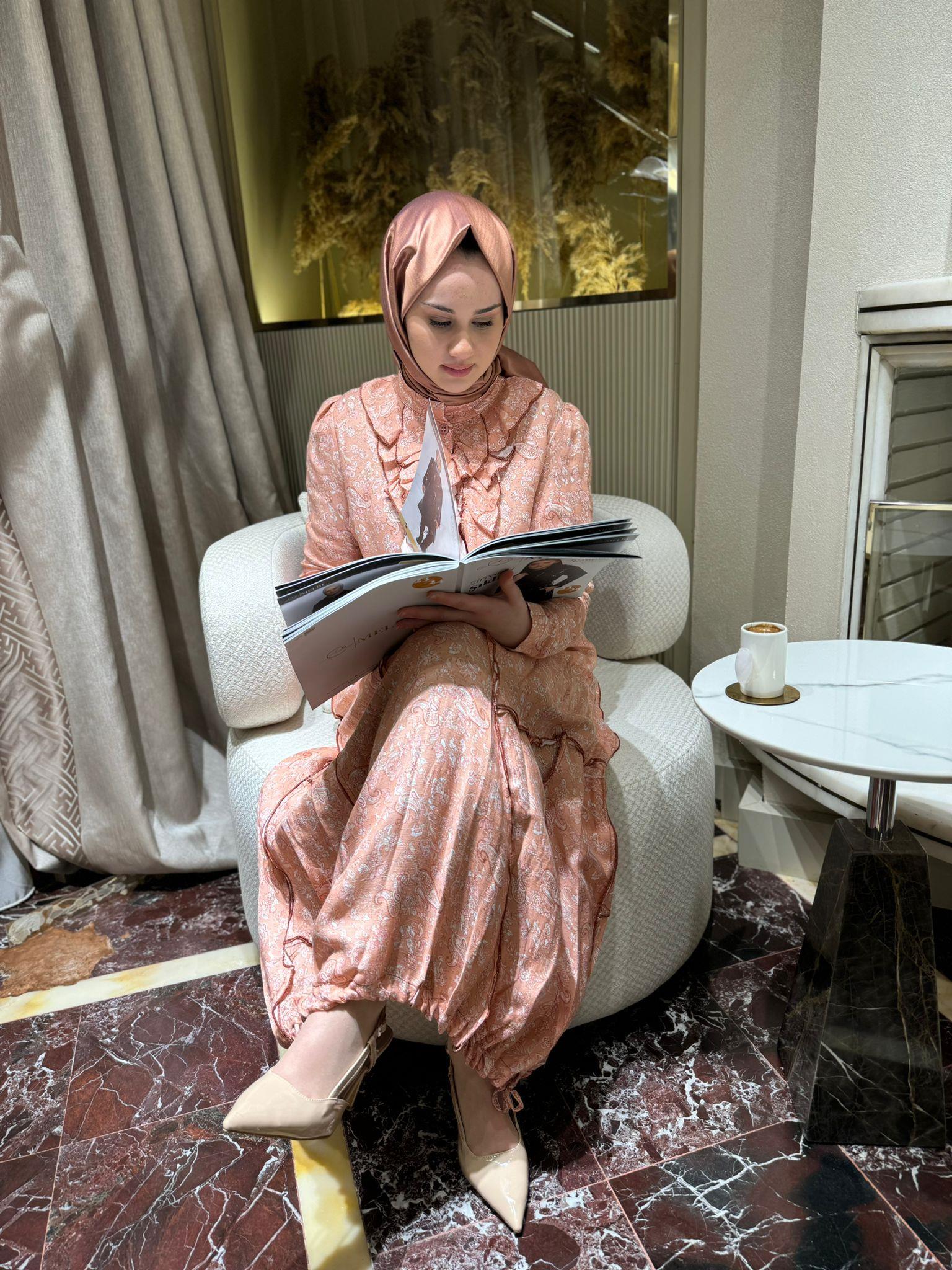 Misswhence Keten İpek Takım Pembe 35302