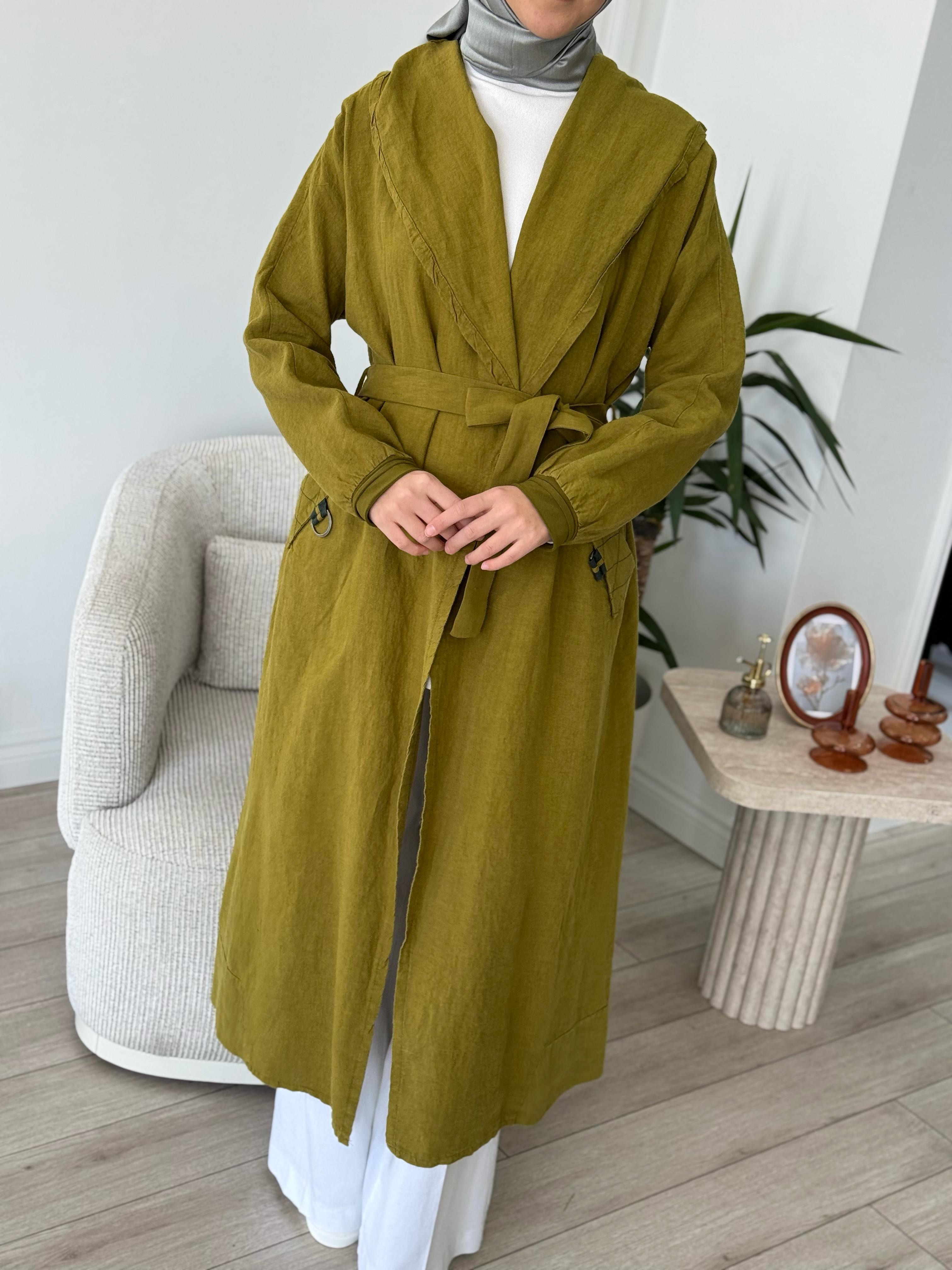 Misswhence Keten Kap Yeşil 37401